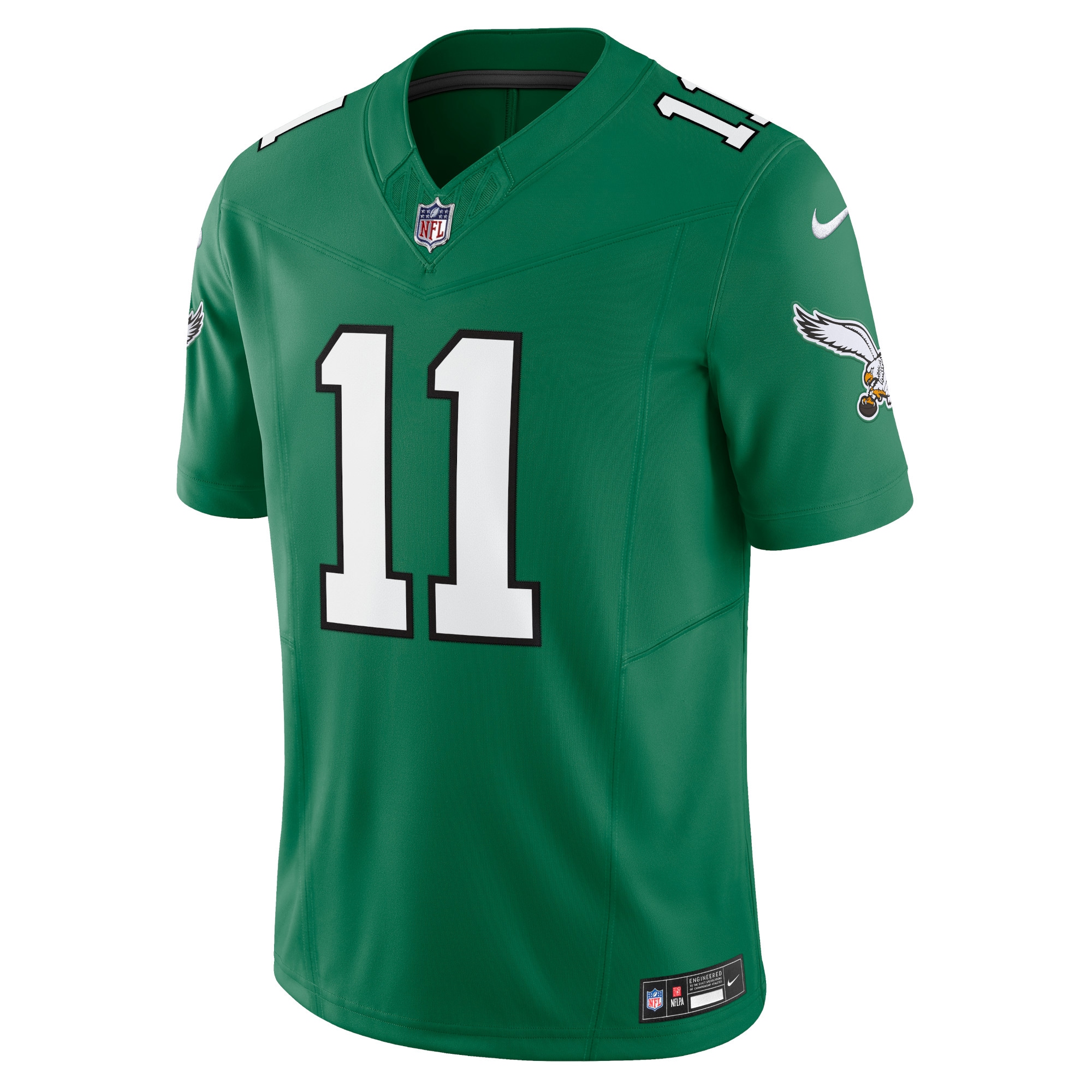 Philadelphia Eagles A.J. Brown Kelly Green Vapor F.U.S.E. Limited NFL Jersey Men's