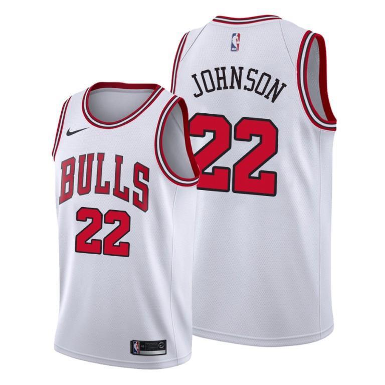 Alize Johnson Chicago Bulls White Association Edition 24 NBA Jersey Men's