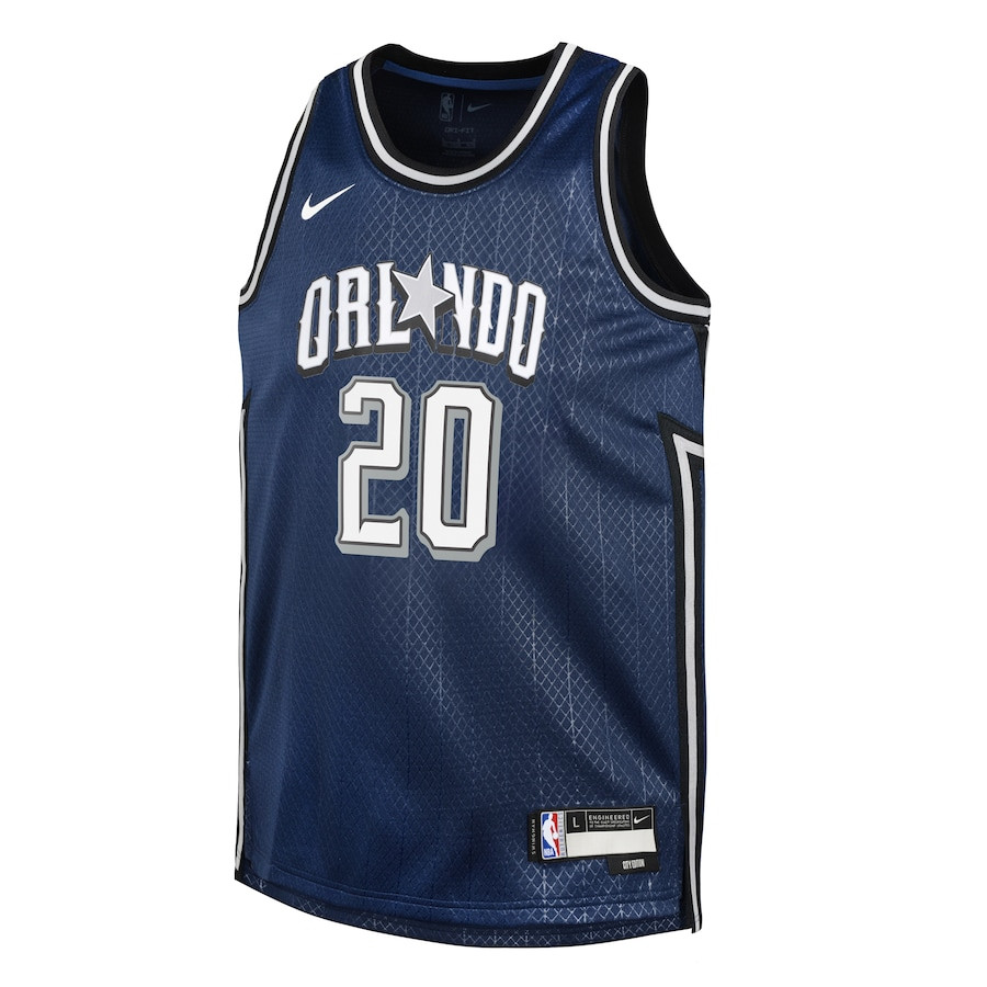 Markelle Fultz 20 Orlando Magicc 2023/24 City Edition Swingma Navy NBA Jersey Youth