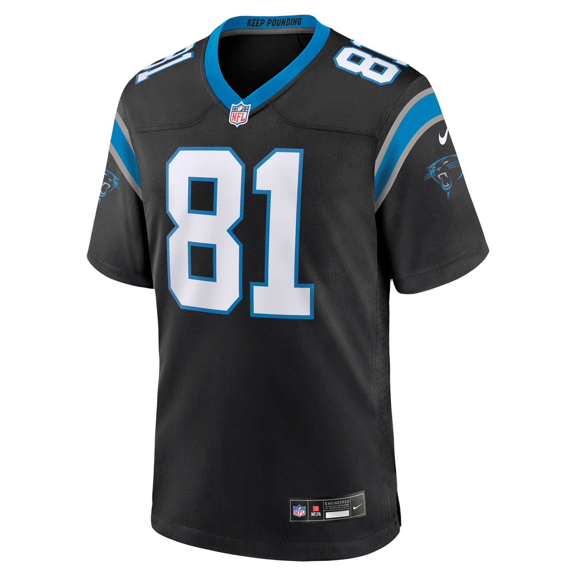 Carolina Panthers Matthews Black Game NFL Jersey Men's