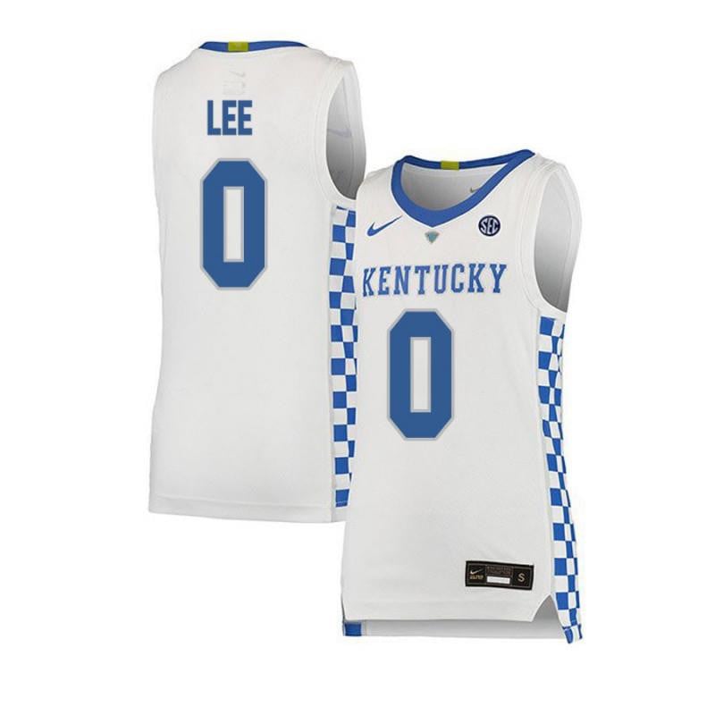 0 Marcus Le White Elite Kentucky Wildcats NCAA Jersey Men's