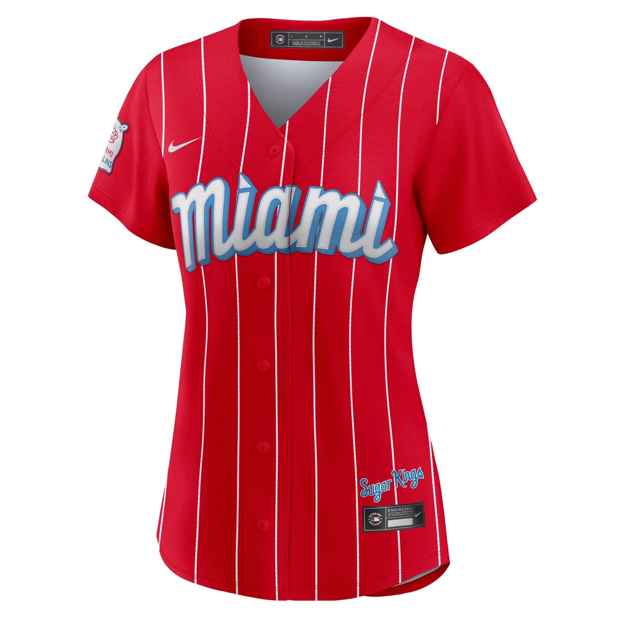 Miami Marlins Red City Connect Team MLB Jersey Women's