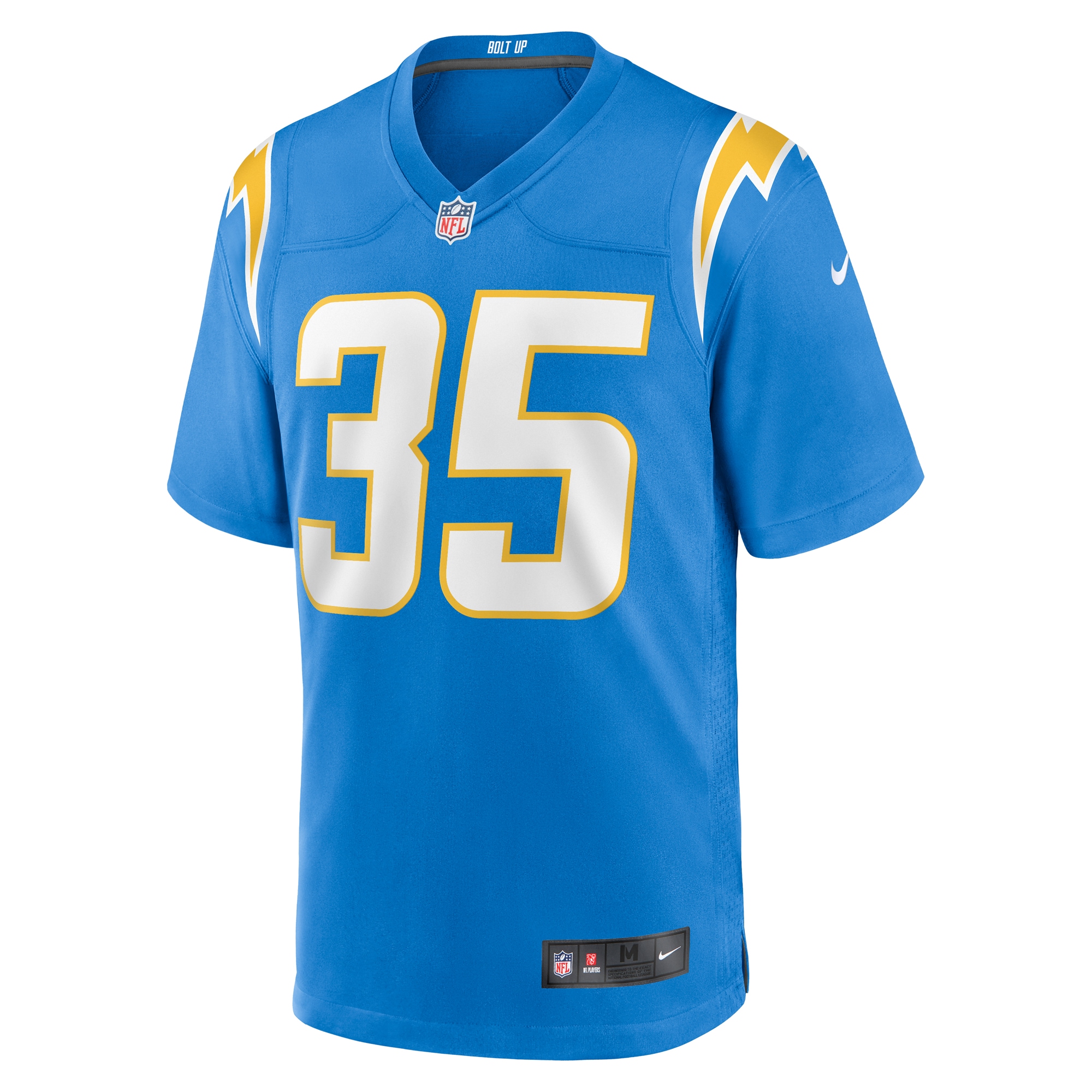 Los Angeles Chargers Terrell Bynum Powder Blue Team Game NFL Jersey Men's