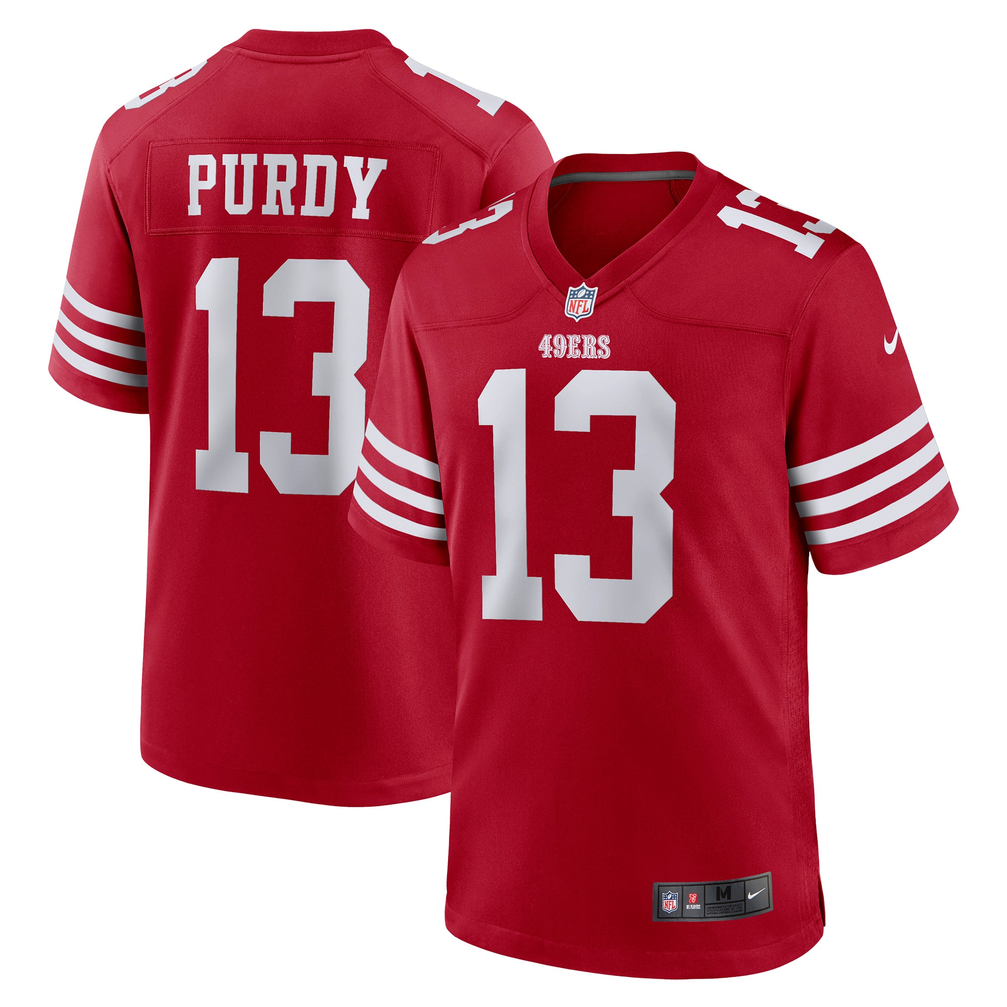 San Francisco 49ers Brock Purdy Scarlet Game Player NFL Jersey Men's