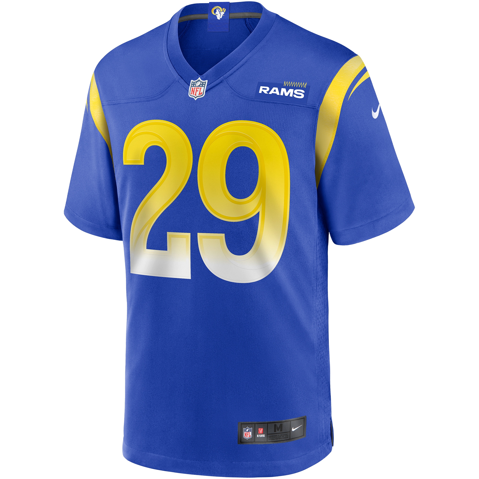 Los Angeles Rams Eric Dickerson Royal Game Retired Player NFL Jersey Men's
