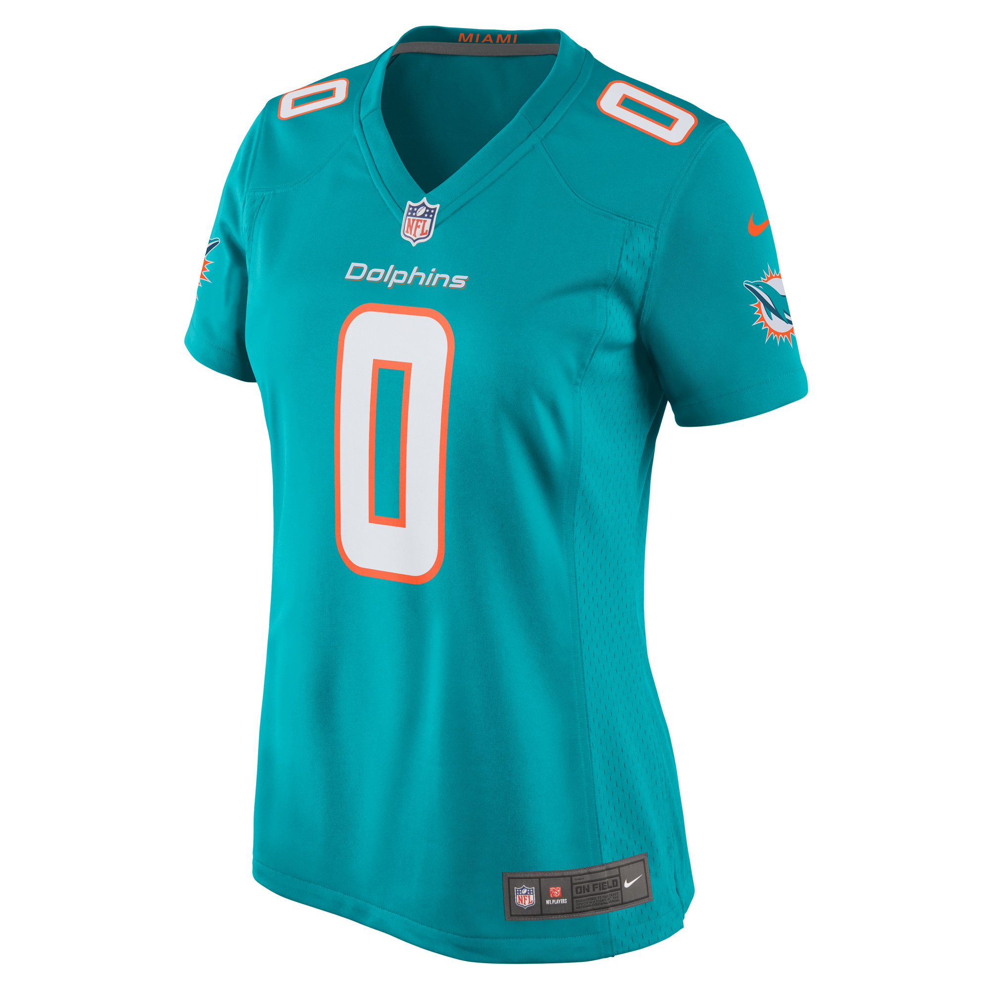 Miami Dolphins Braxton Berrios Aqua Game NFL Jersey Women's
