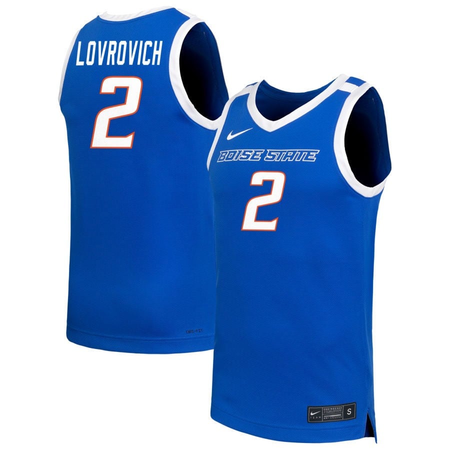 Linsey Lovrovich 2 Boise State Bronco Unisex NIL Royal NCAA Jersey Unisex