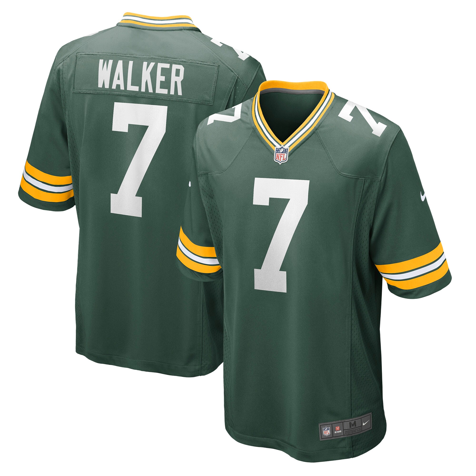 Green Bay Packers Quay Walker Green Player Game NFL Jersey Men's