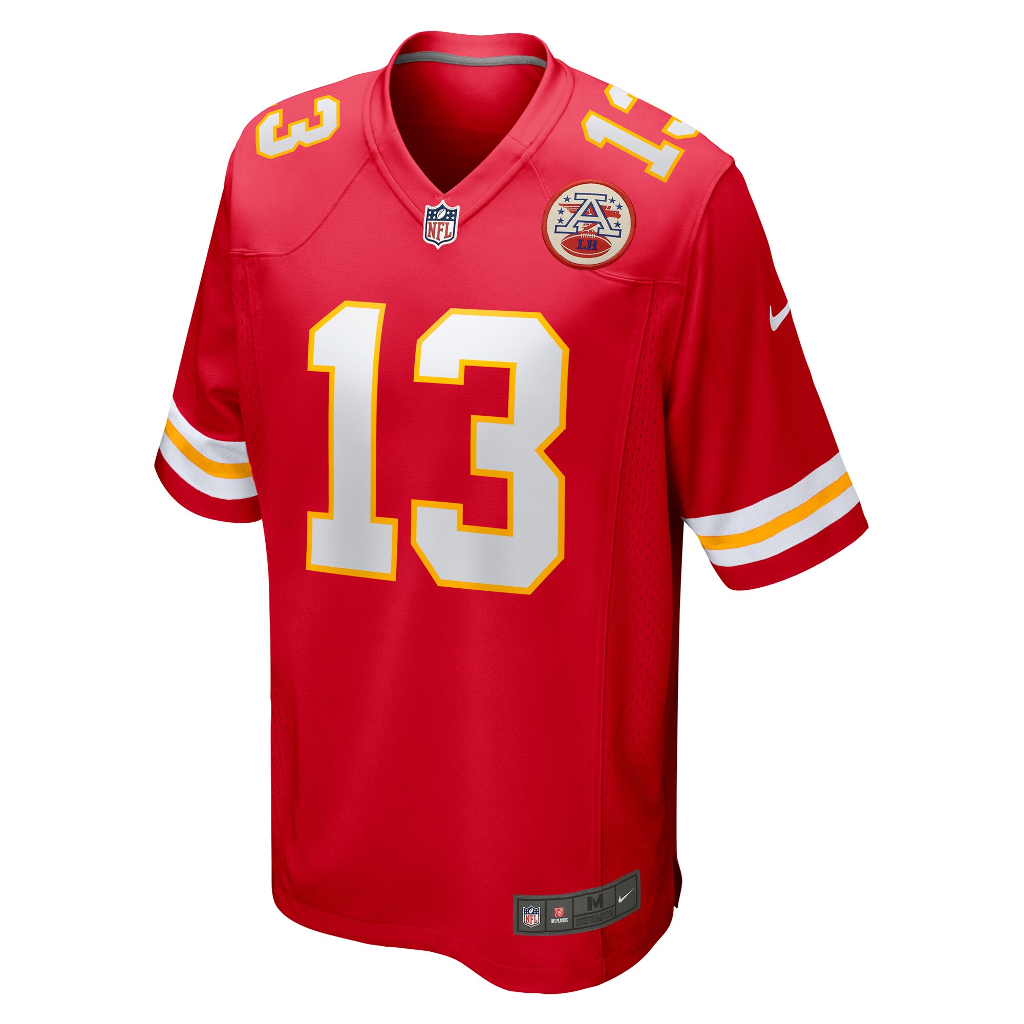 Kansas City Chiefs Nazeeh Johnson Red Game Player NFL Jersey Men's