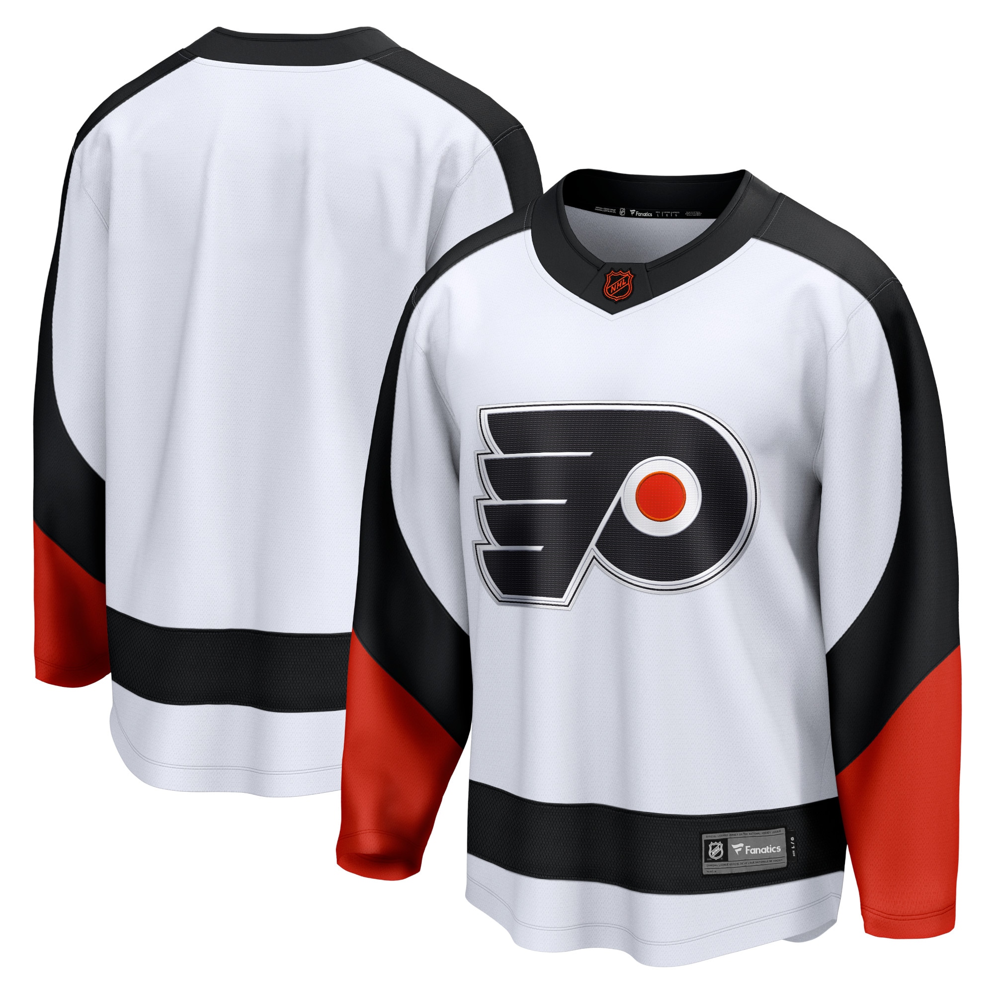 Philadelphia Flyers White Special Edition 2.0 Breakaway Blank NHL Jersey Men's