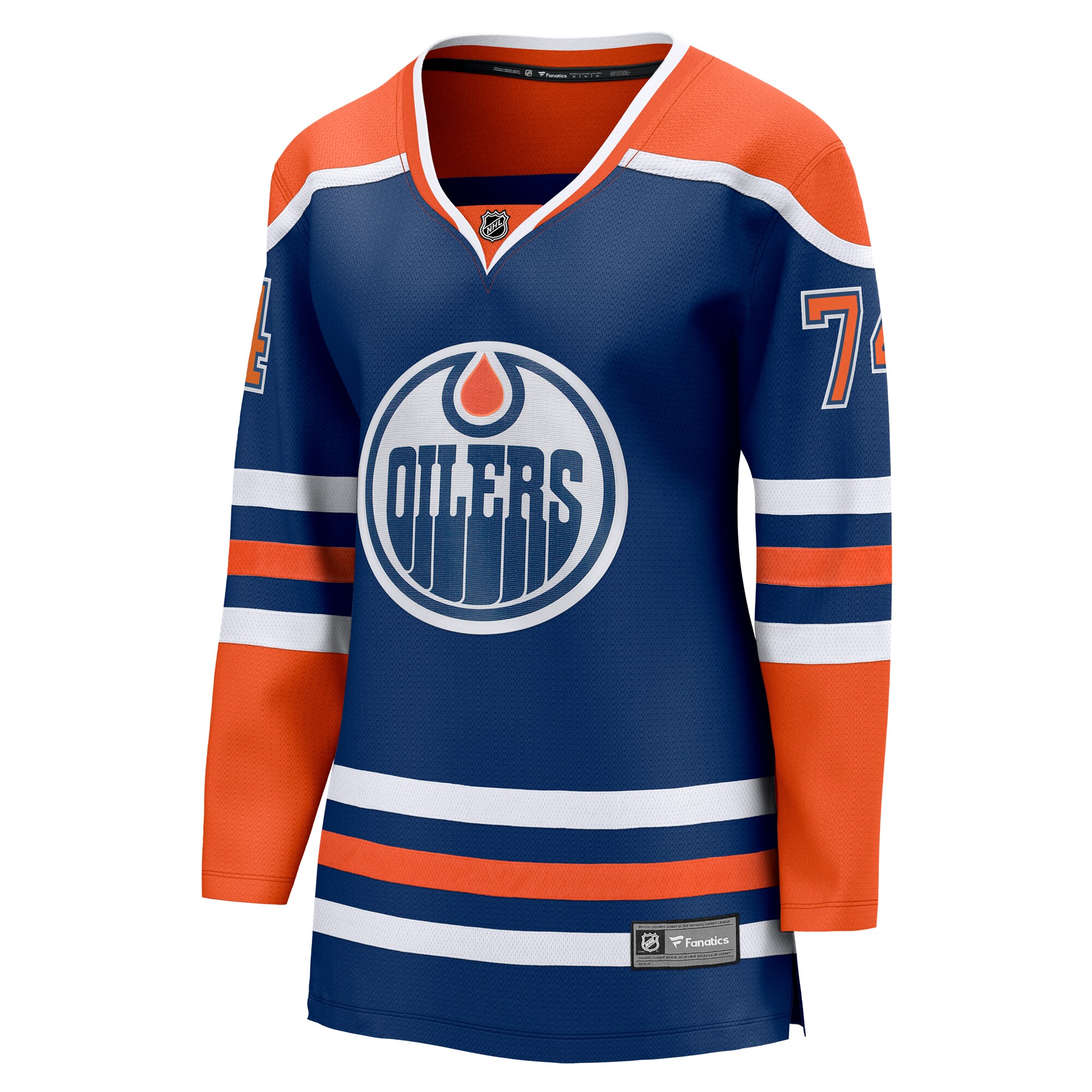 Edmonton Oilers Stuart Skinner Royal Home Breakaway Player NHL Jersey Women's