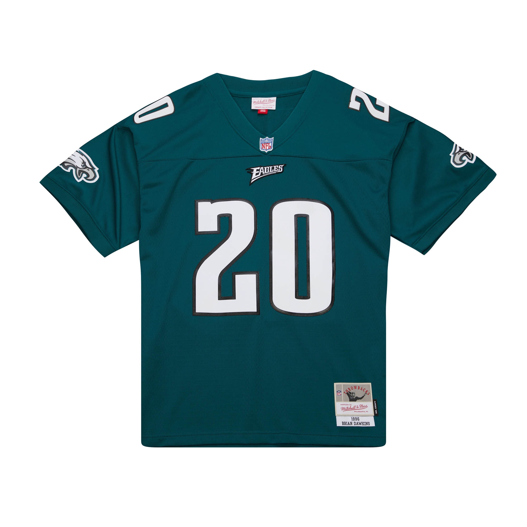 Philadelphia Eagles Brian Dawkins Mitchell Ness Green Legacy NFL Jersey Men's