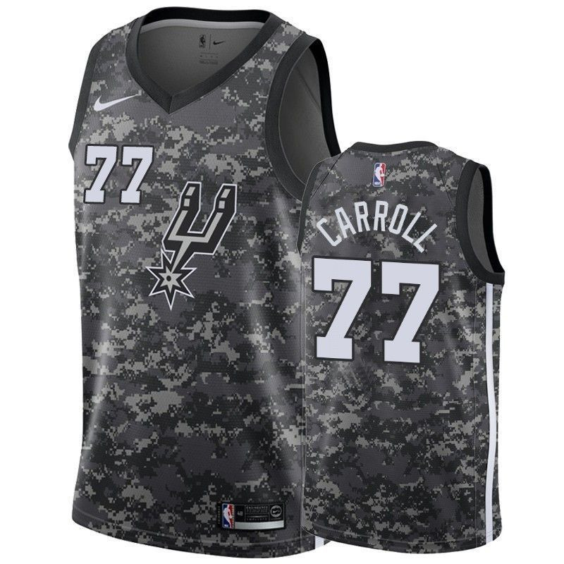 San Antonio Spurs Demarre Carroll 77 City NBA Jersey Men's