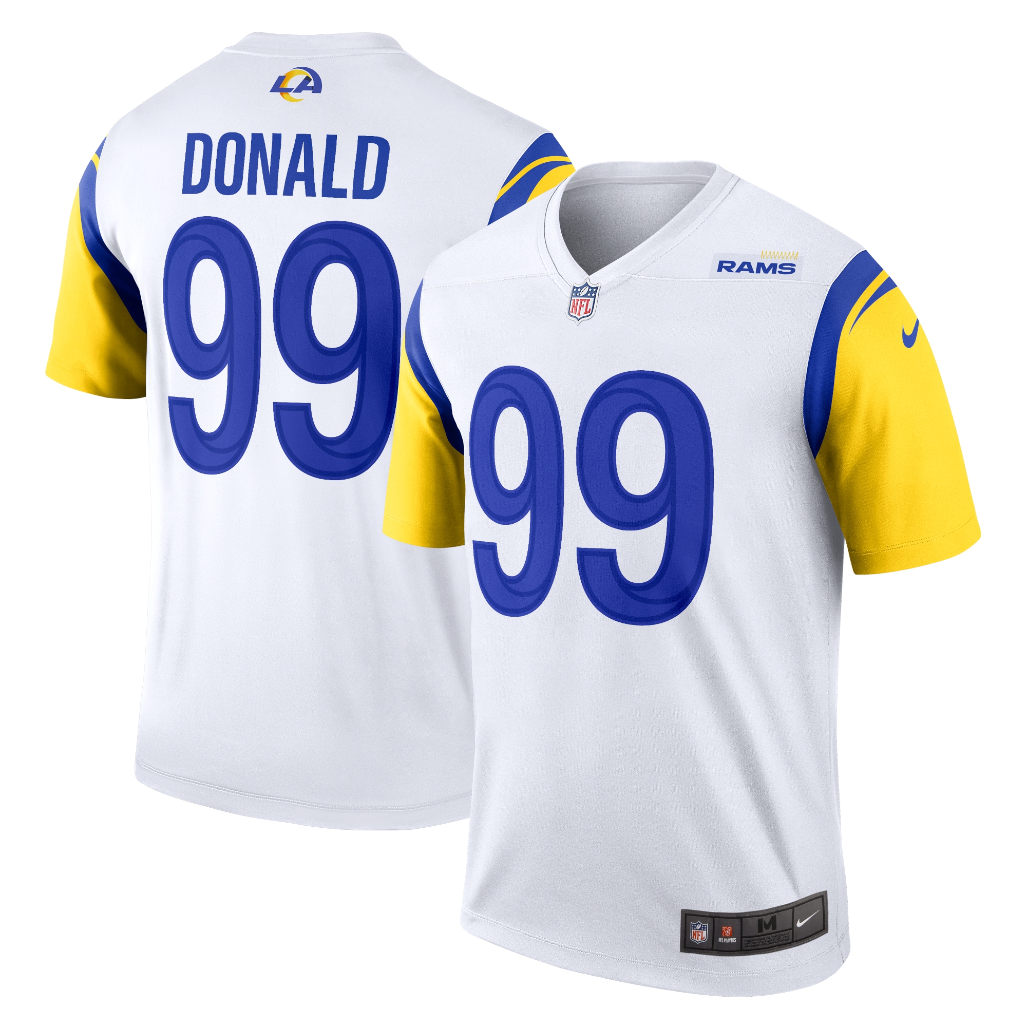 Los Angeles Rams Aaron Donald White Alternate Legend Player Performance Top NFL Jersey Men's