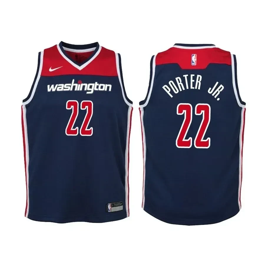 Washington Wizards Otto Porter Jr. 22 Statet Edition Navy NBA Jersey Youth
