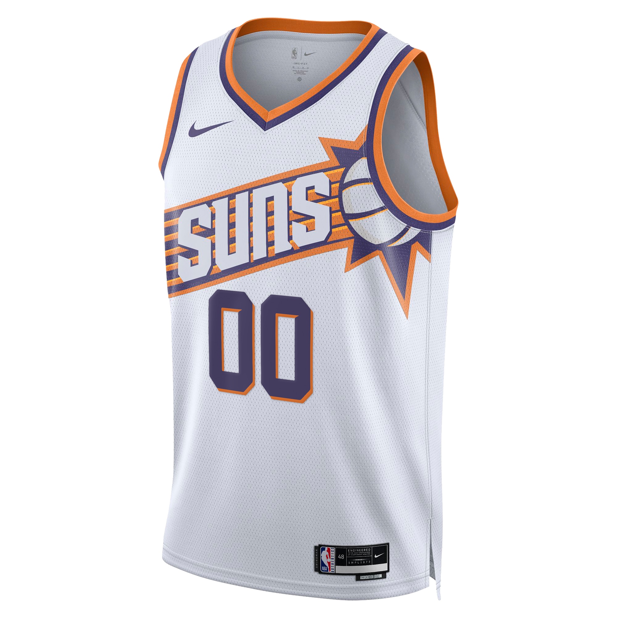 Phoenix Suns Association Swingman Custom Unisex NBA Jersey Unisex