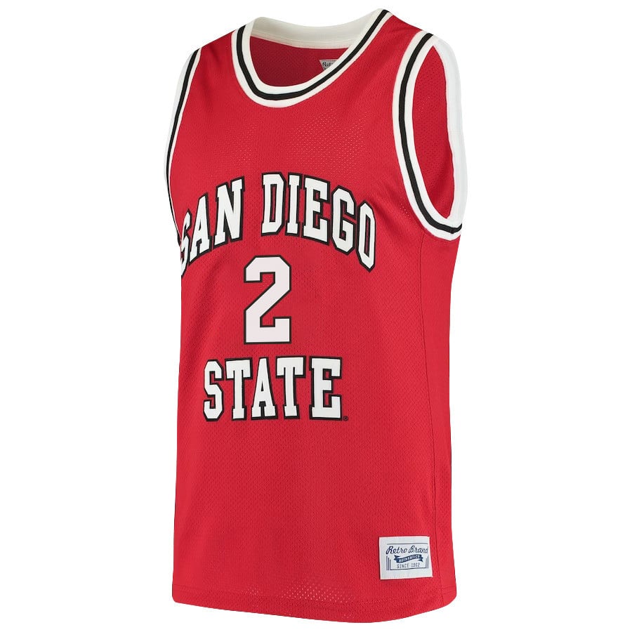 Adam Seiko 2 San Diego State Aztecs 2023- Red NCAA Jersey Men's