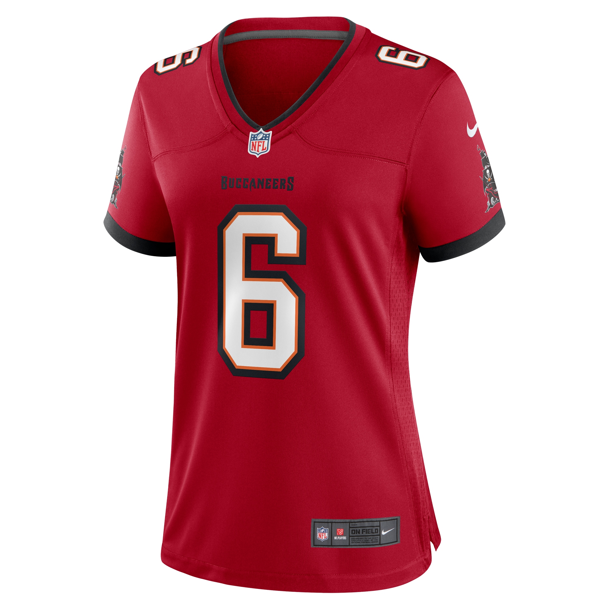 Tampa Bay Buccaneers Baker Mayfield Red Game NFL Jersey Women's