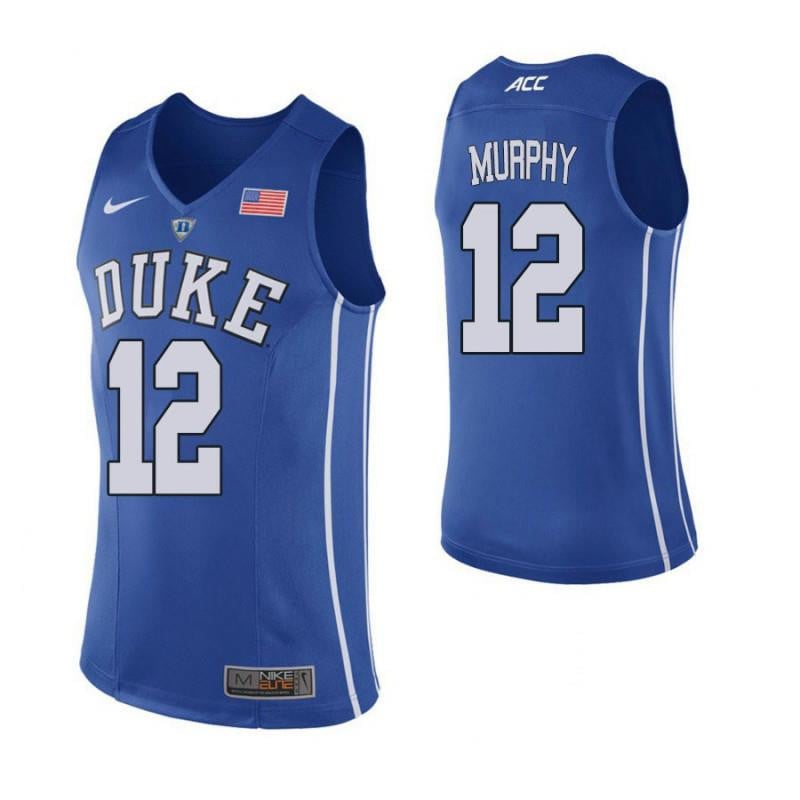 12 Alex Murphy Blue Elite Duke Blue Devils NCAA Jersey Men's