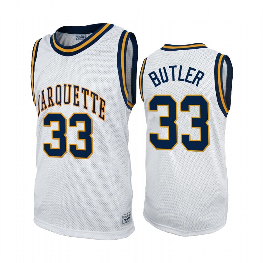 Marquette Golden Eagles Jimmy Butler 33 Commemorative Classi White Uniform NCAA Jersey Men's