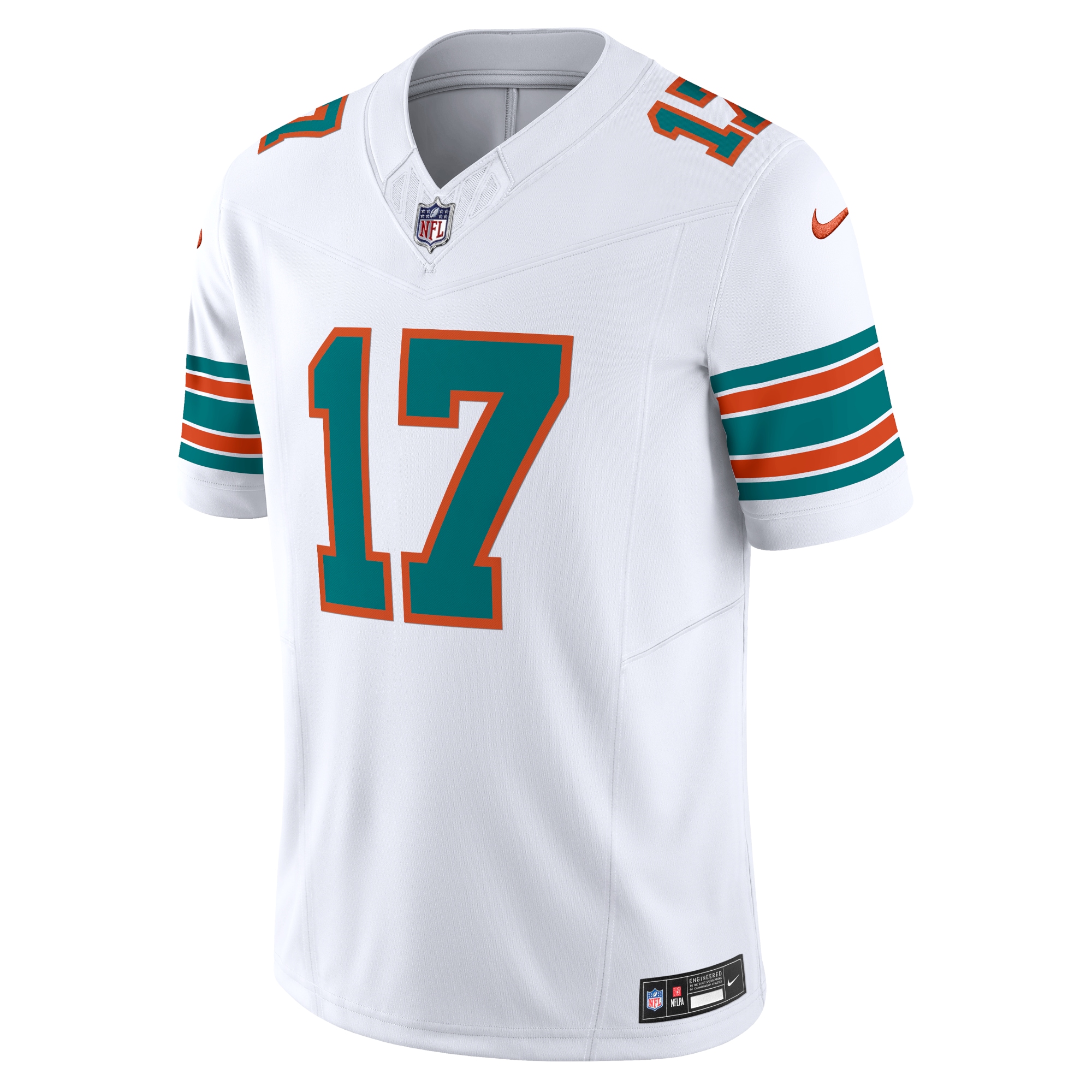 Miami Dolphins Jaylen Waddle White Vapor F.U.S.E. Limited NFL Jersey Men's