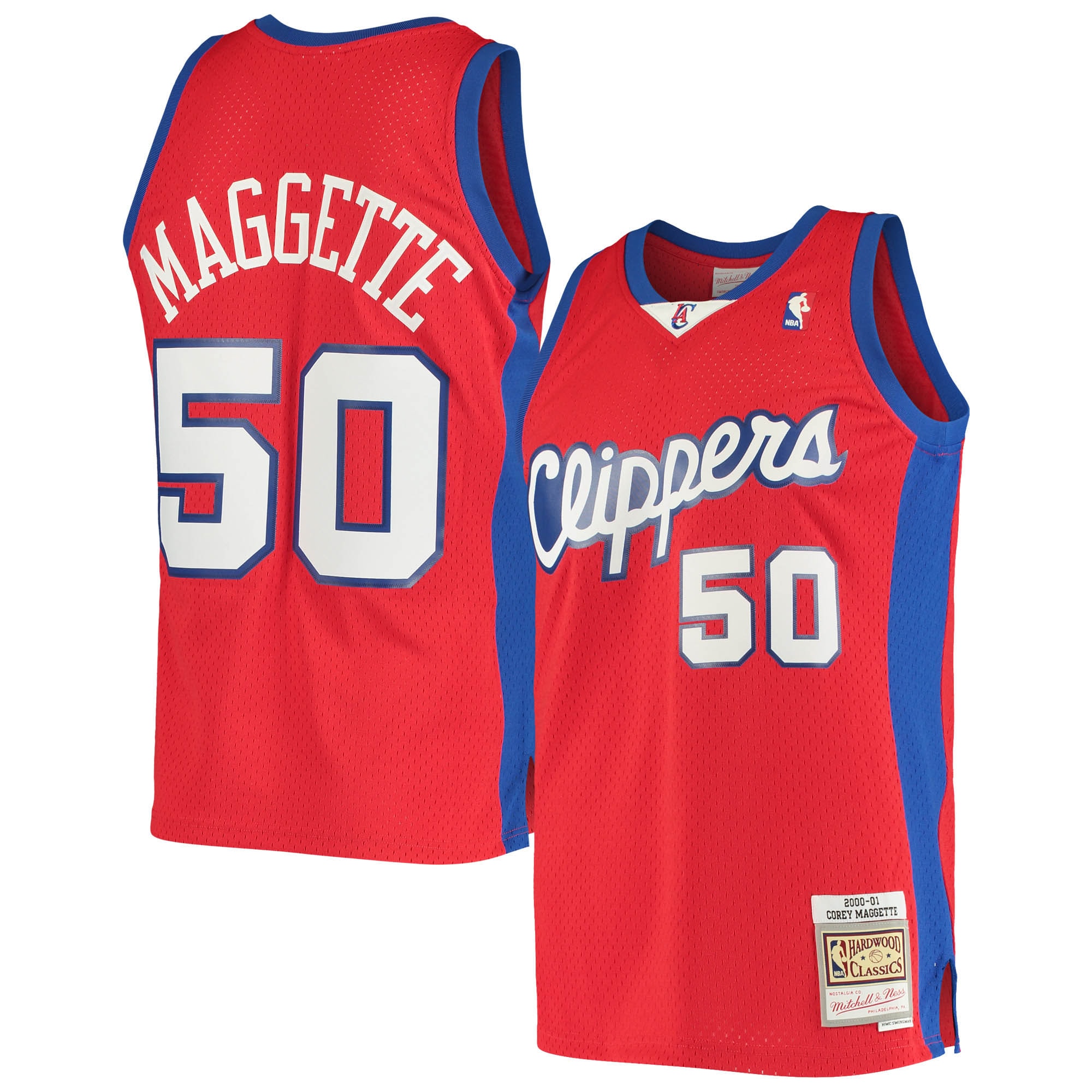 Mitchell Ness Corey Maggette Red Los Angeles Clippers 2004/05 Hardwood Classics Swingman NBA Jersey Men's