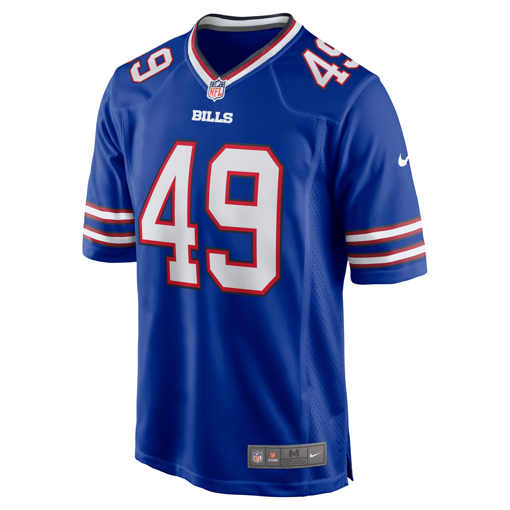 Buffalo Bills DaShaun White Royal Team Game NFL Jersey Men's