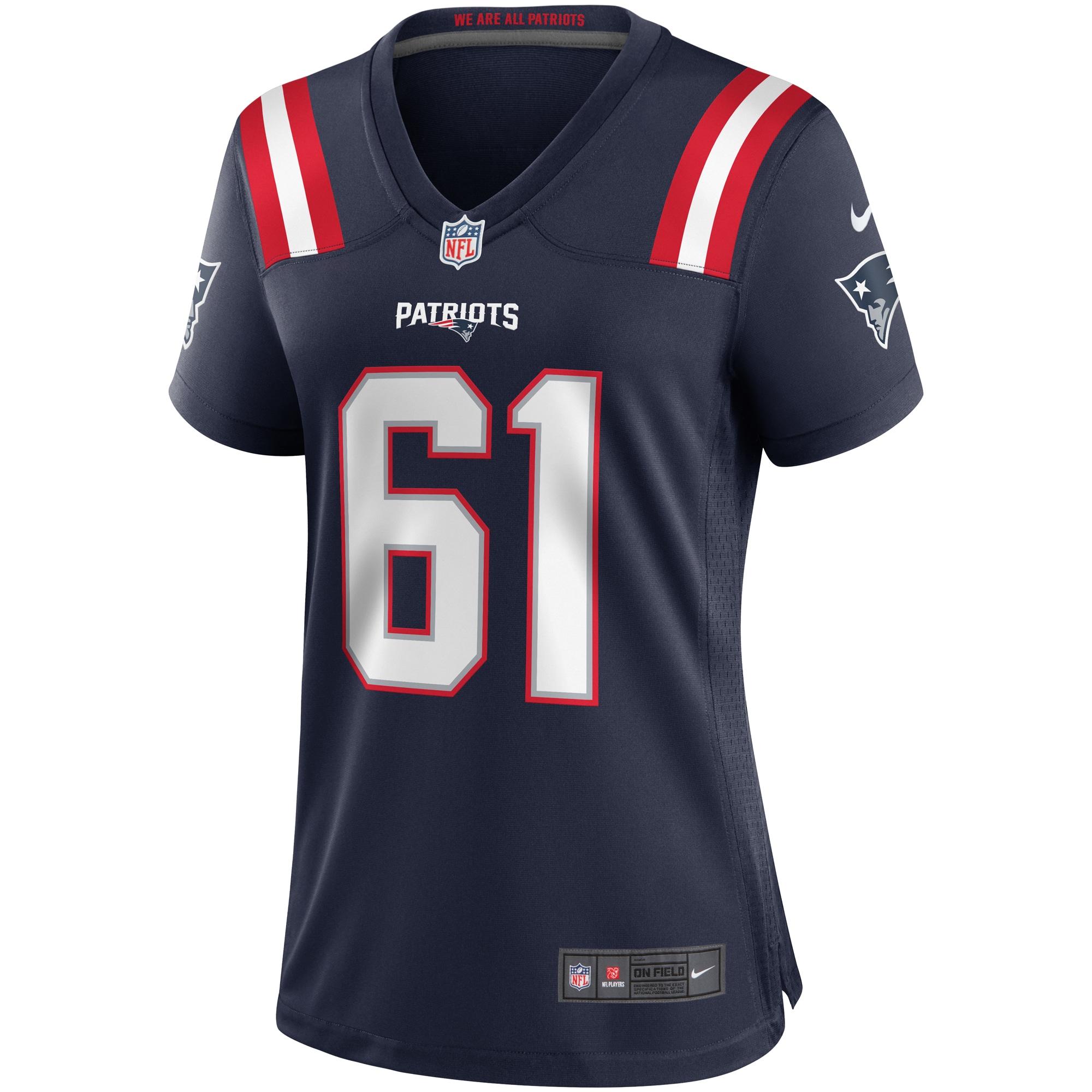 New England Patriots Marcus Cannon Navy Game NFL Jersey Women's