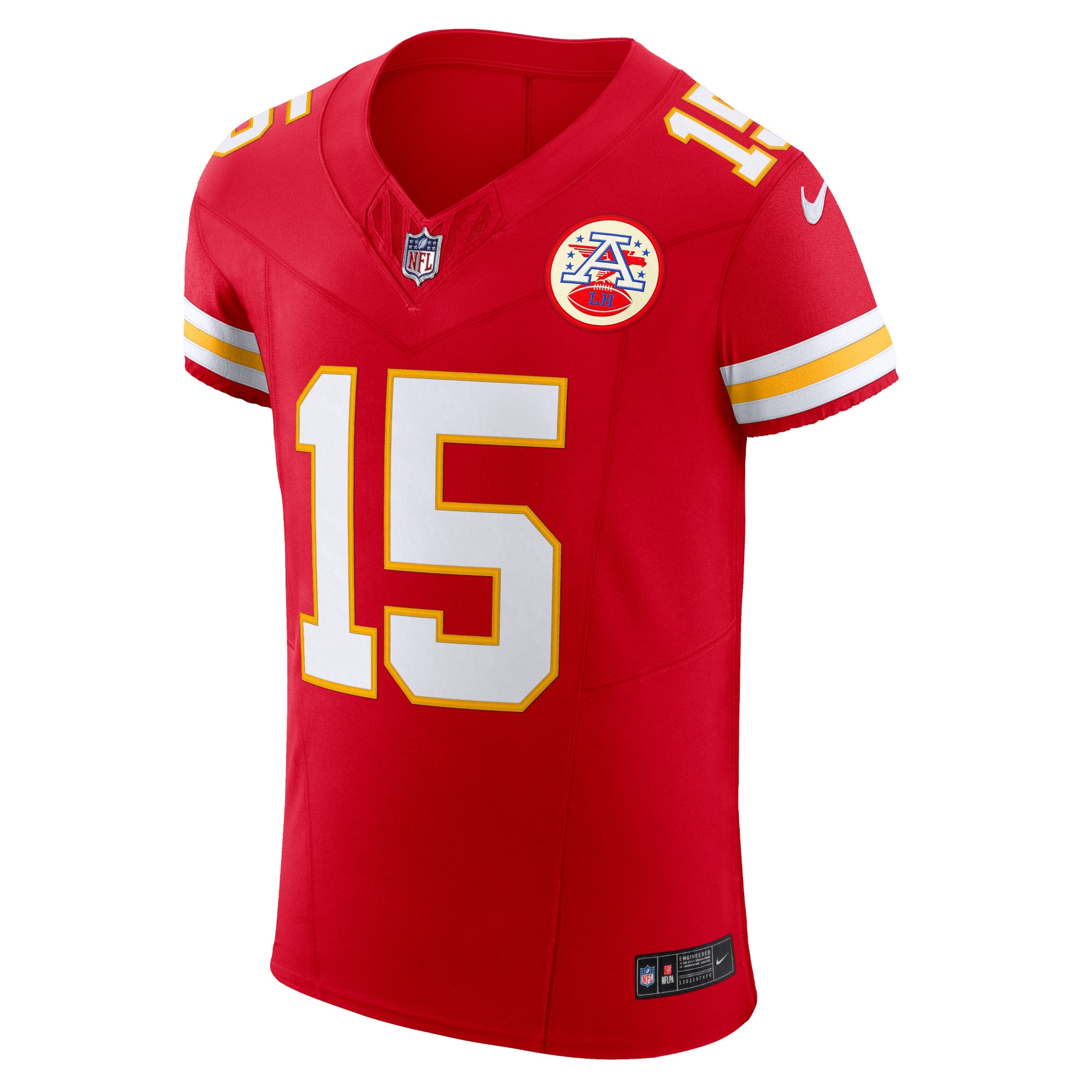 Kansas City Chiefs Patrick Mahomes Red Vapor F.U.S.E. Elite NFL Jersey Men's