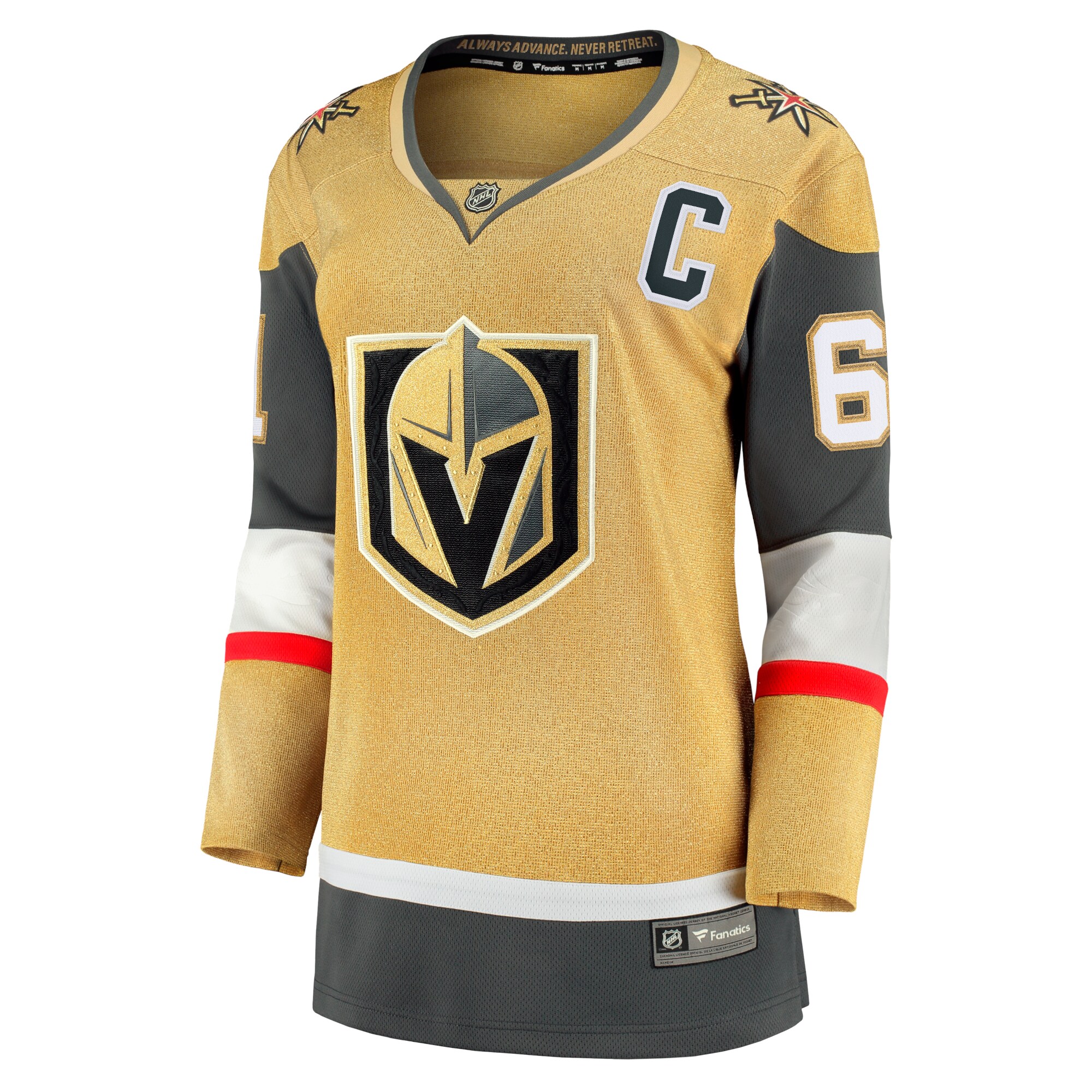 Vegas Golden Knights Mark Stone Gold Captain Patch Home Breakaway Player NHL Jersey Women's
