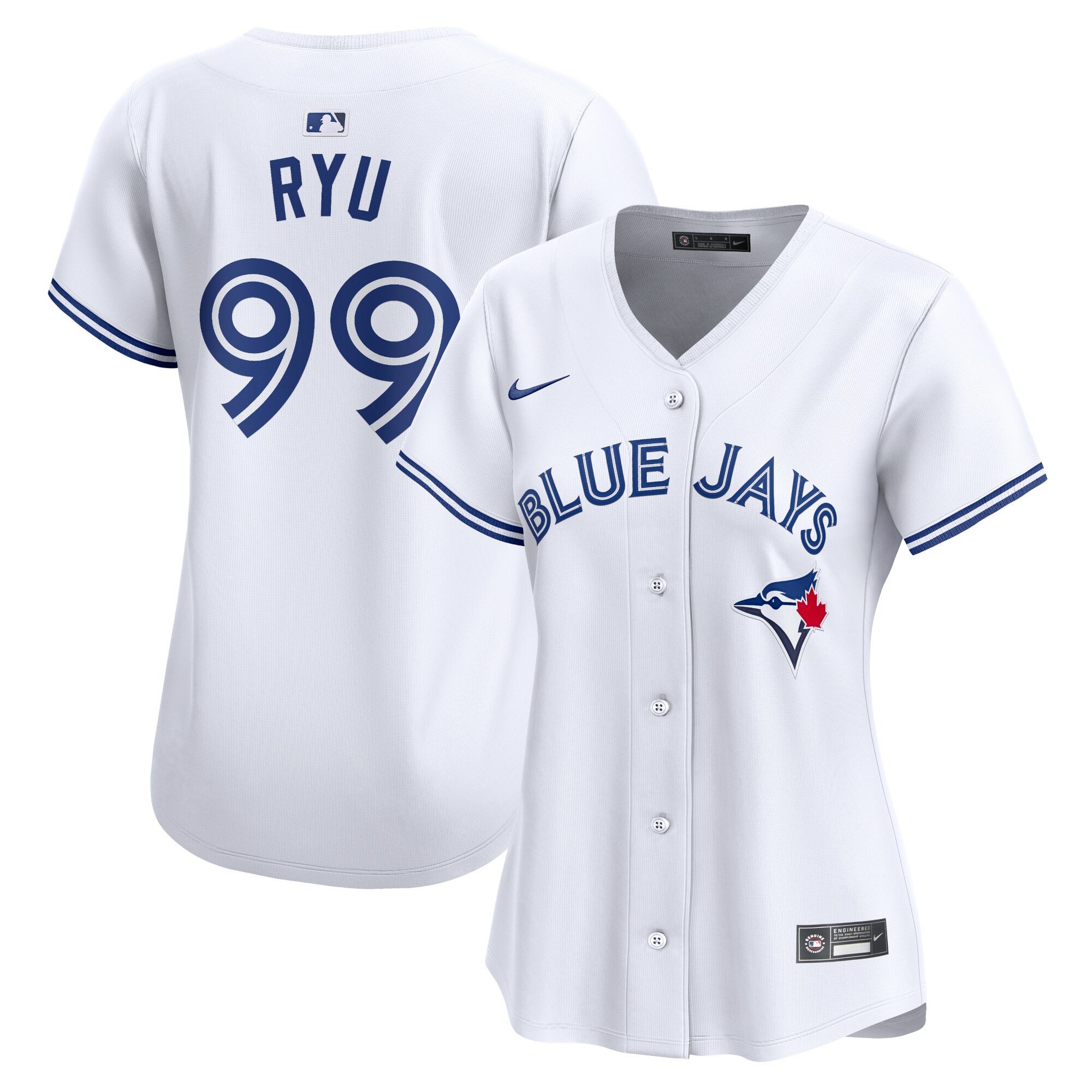 Toronto Blue Jays Hyun Jin Ryu White Home Limited Player MLB Jersey Women's