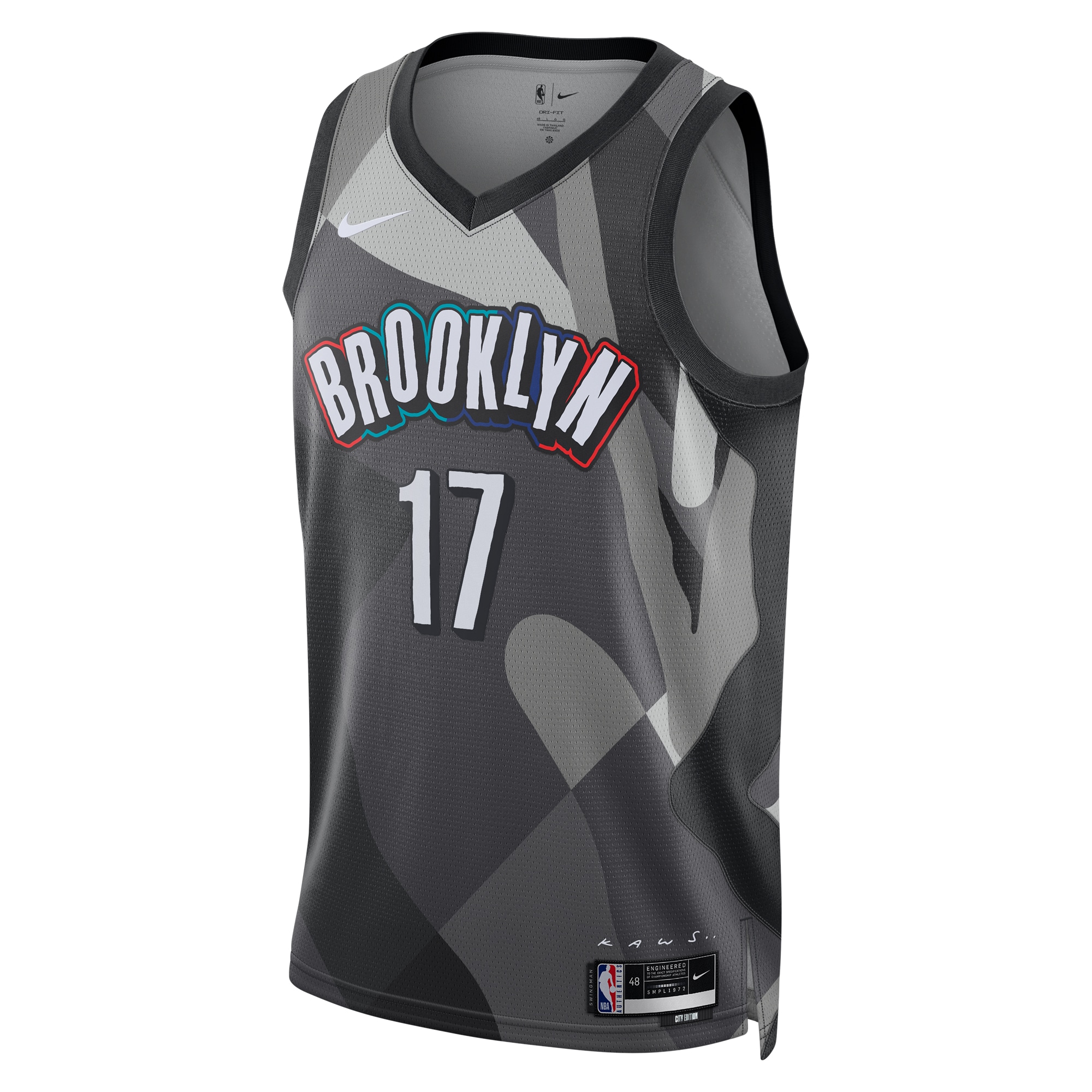 Brooklyn Nets City Edition Swingman 2024 Silver Dennis Schrode Unisex NBA Jersey Unisex