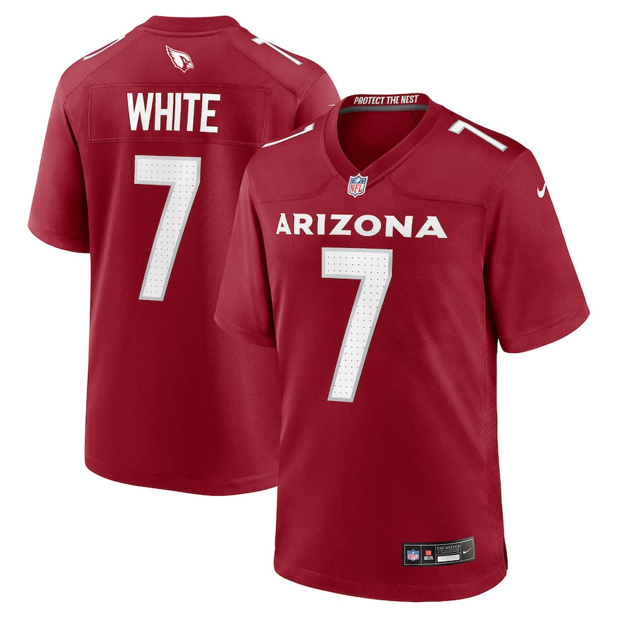 Kyzir White 7 Arizona Cardinals Team Game Cardinal NFL Jersey Men's