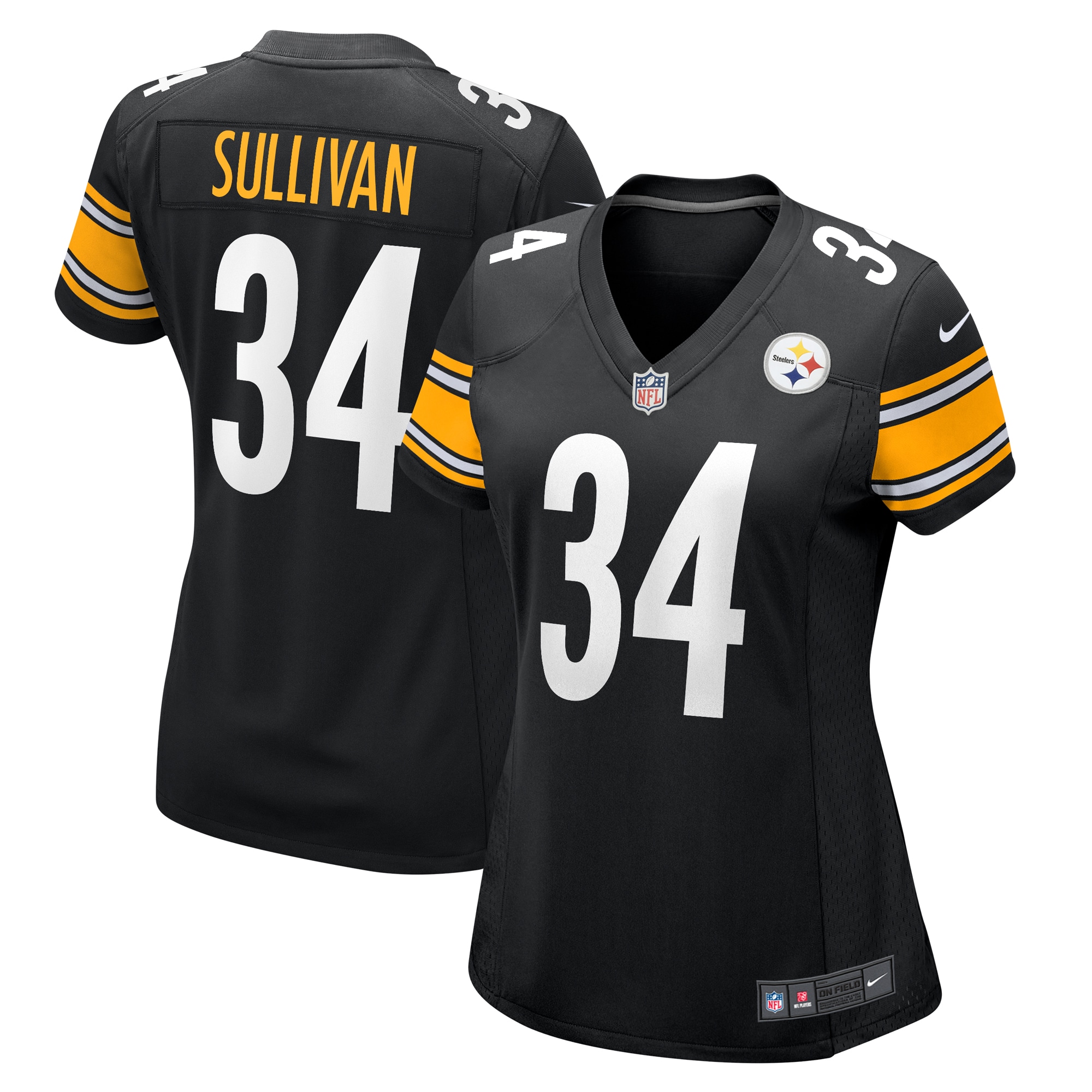 Pittsburgh Steelers Chandon Sullivan Black Game NFL Jersey Women's