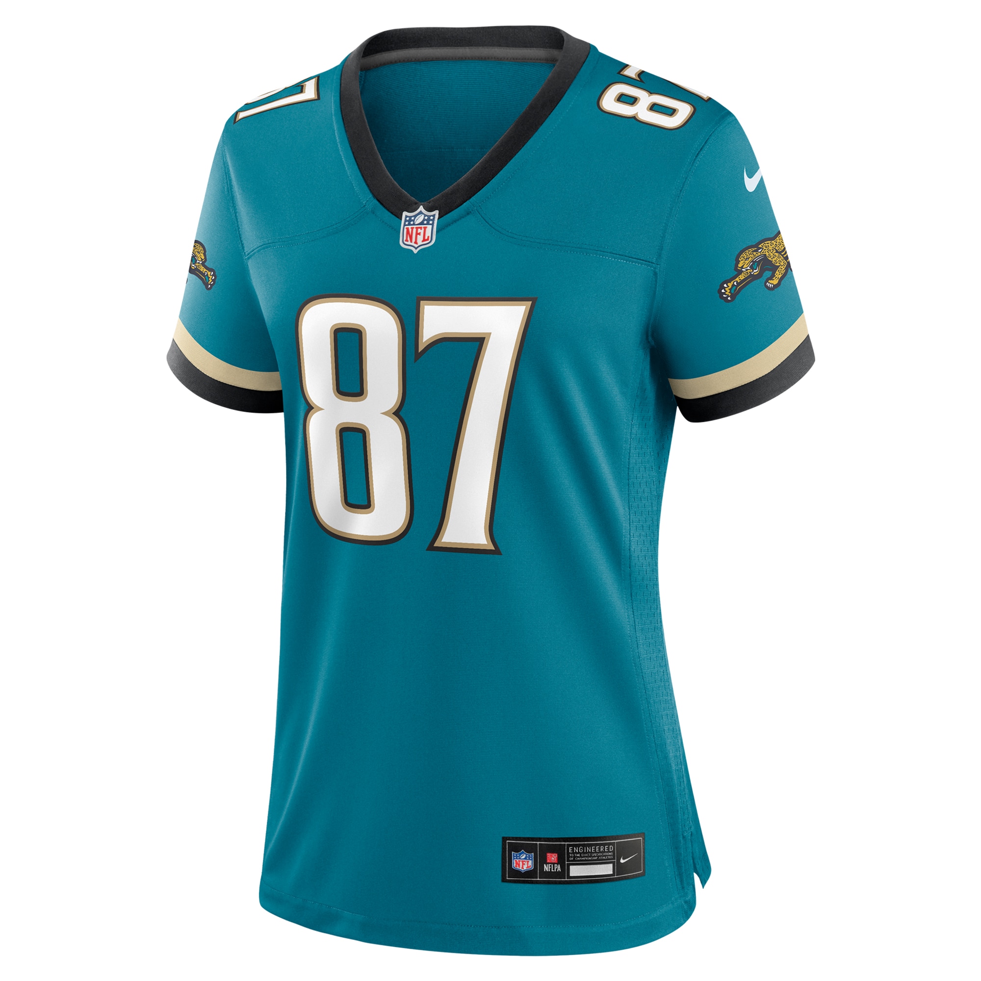 Jacksonville Jaguars Keenan McCardell Teal Prowler Throwback Retired Player Game NFL Jersey Women's