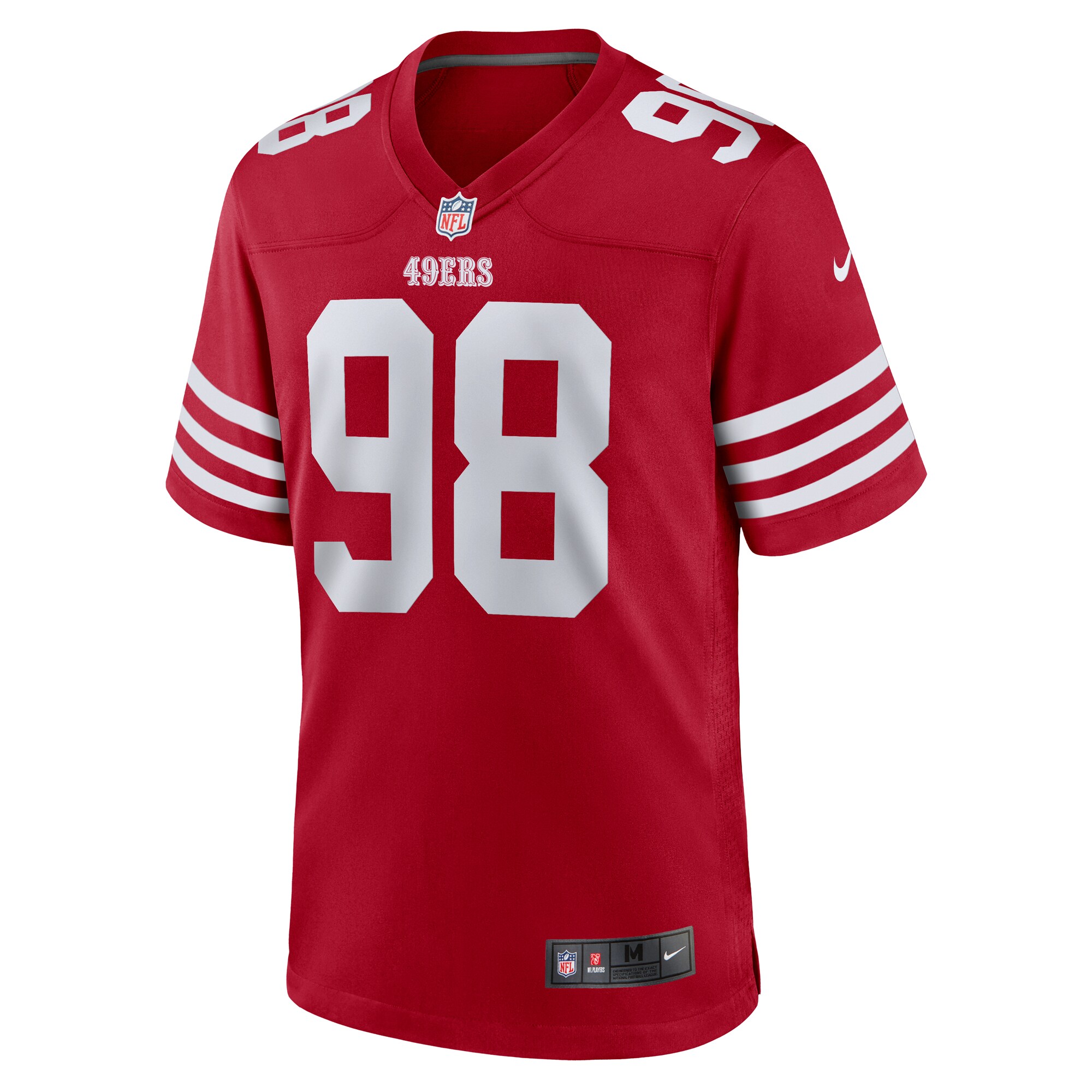 San Francisco 49ers Javon Hargrave Scarlet Game Player NFL Jersey Men's