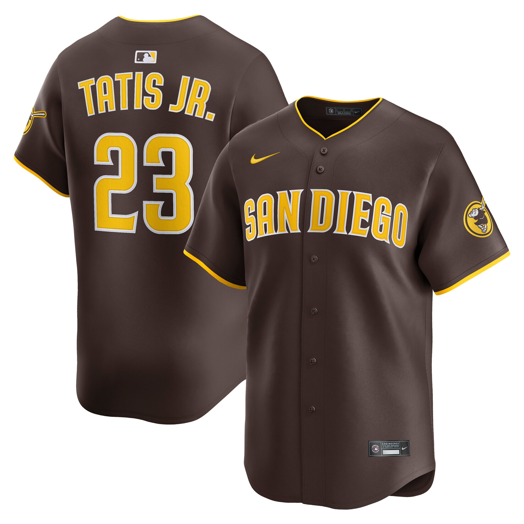 San Diego Padres Fernando Tatis Jr. Brown Alternate Limited Player MLB Jersey Men's