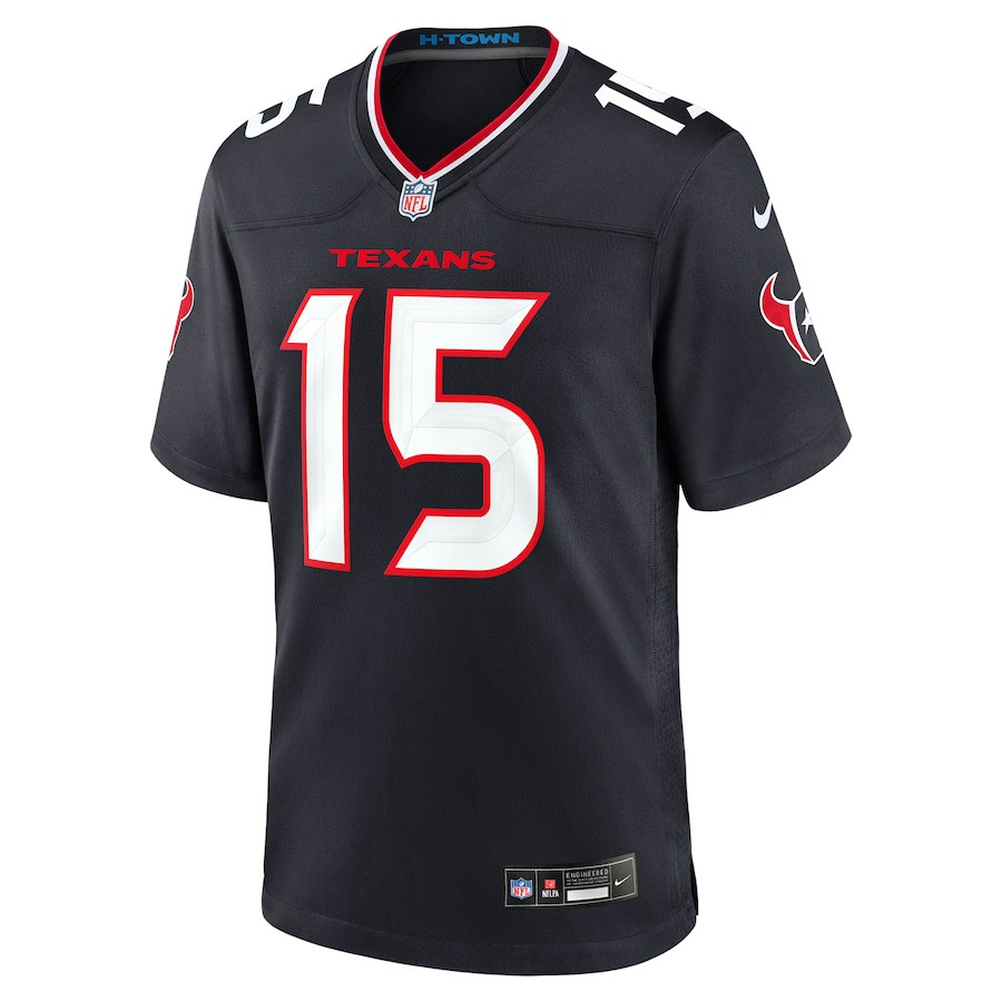 Ka'imi Fairbairn 15 Houston Texans Team Game Navy NFL Jersey Men's