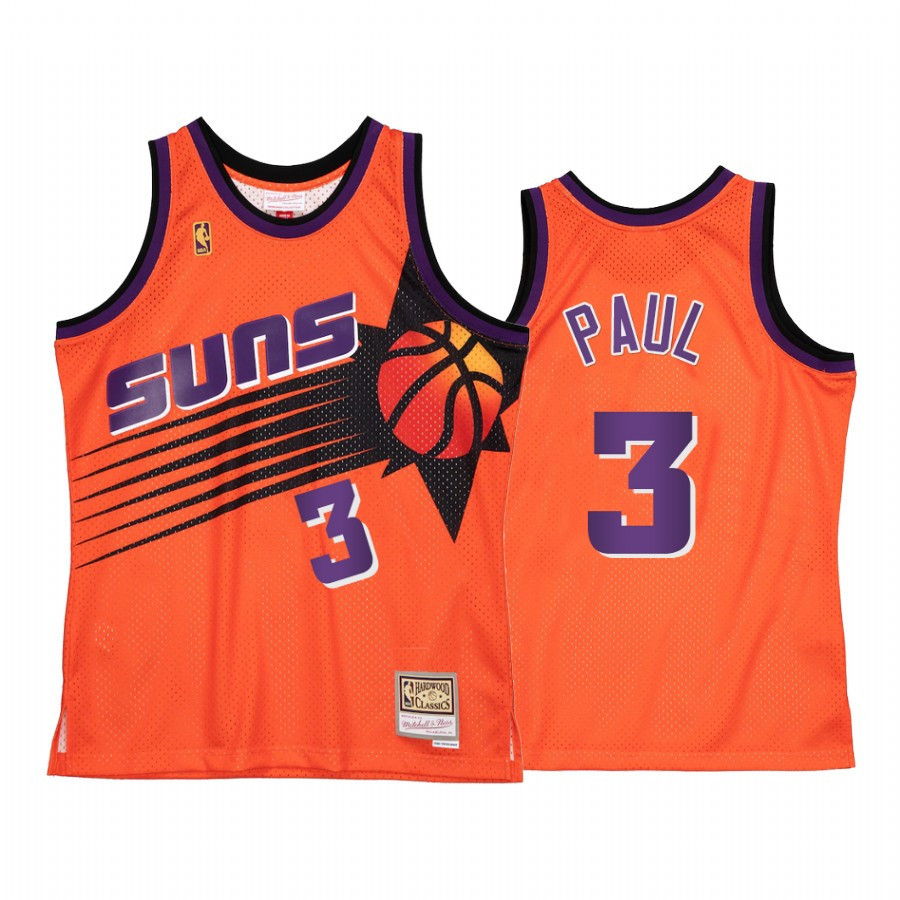 Phoenix Suns Chris Paul 3 Orange Reload 2.0 NBA Jersey Men's