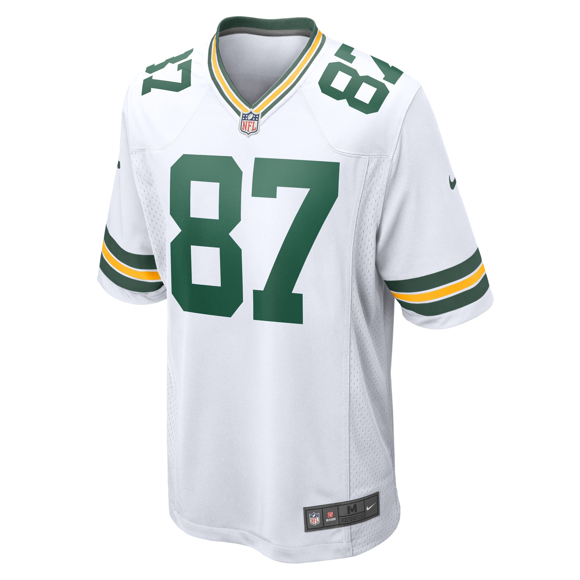 Green Bay Packers Romeo Doubs White Game Player NFL Jersey Men's