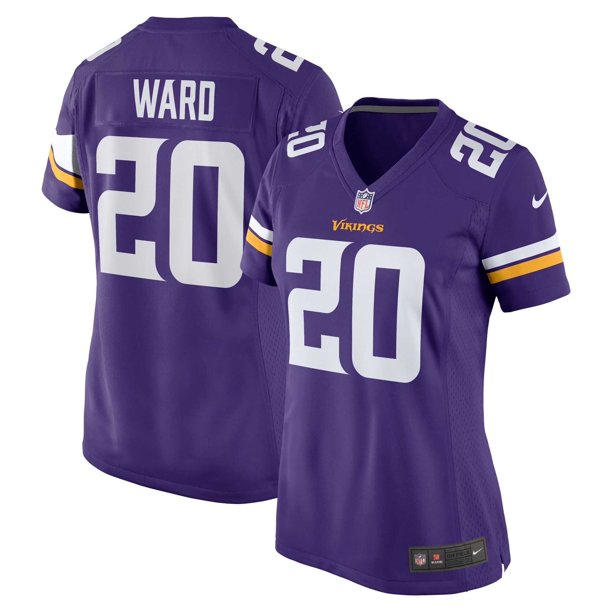 Minnesota Vikings Jay Ward Purple Game NFL Jersey Women's