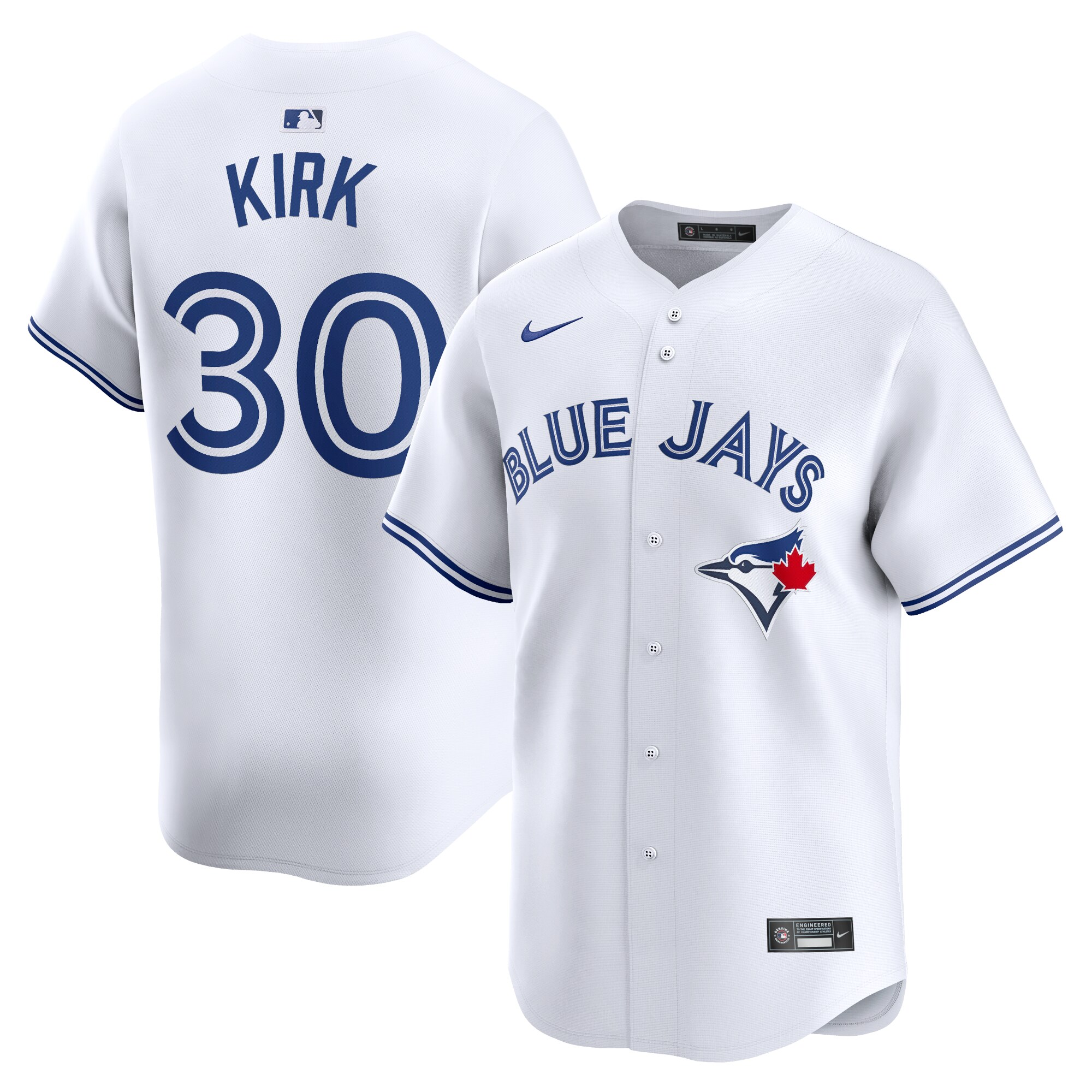 Toronto Blue Jays Alejandro Kirk White Home Limited Player MLB Jersey Men's