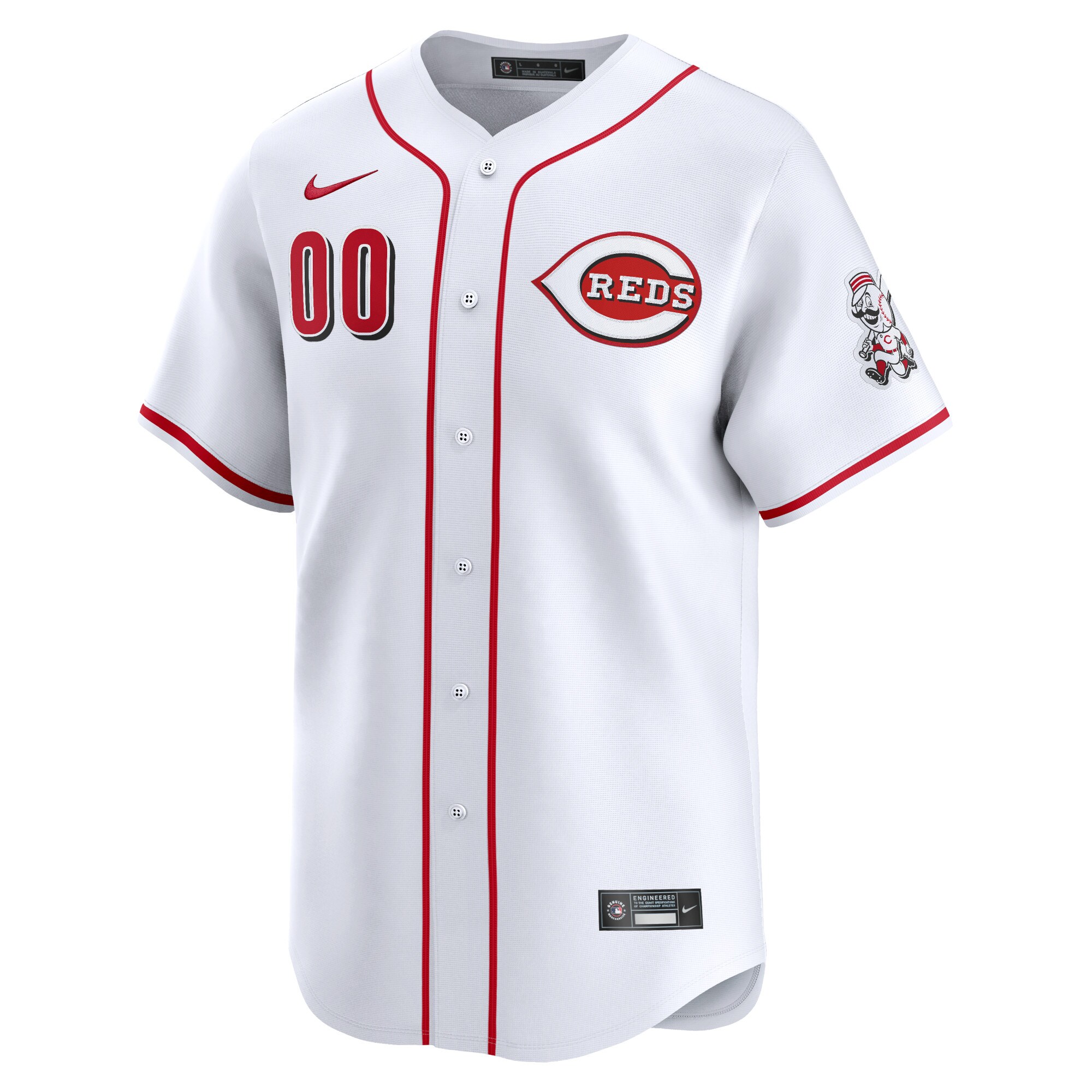 Cincinnati Reds White Home Limited Pick-A-Player Retired Roster MLB Jersey Men's