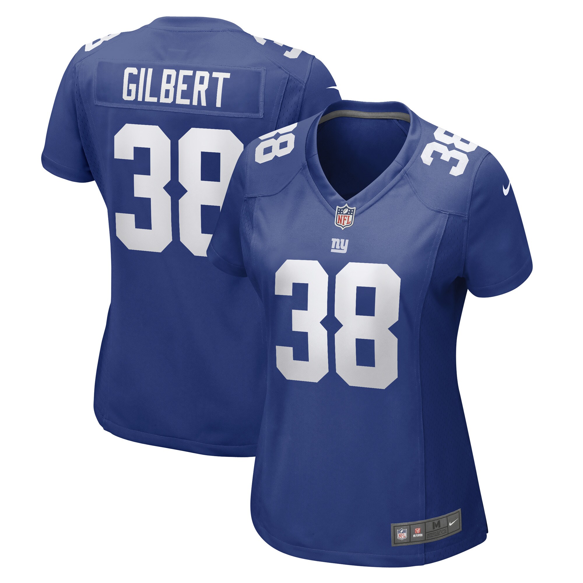 New York Giants Zyon Gilbert Royal Game Player NFL Jersey Women's
