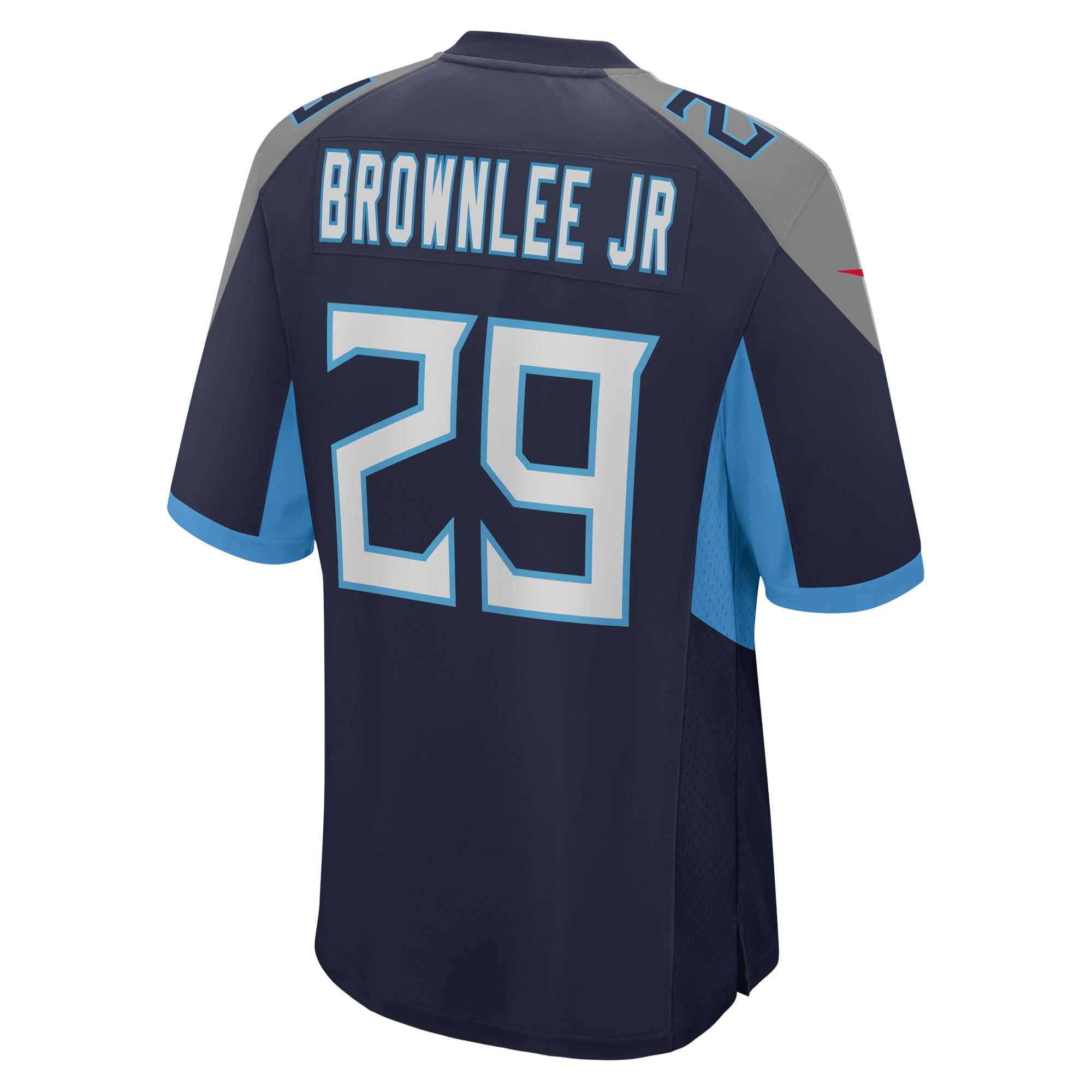 Tennessee Titans Jarvis Brownlee Jr. Navy Game NFL Jersey Men's