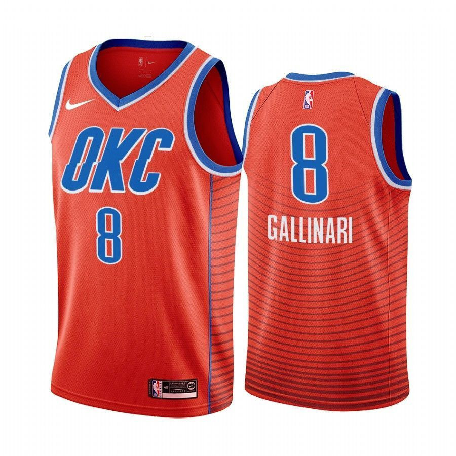 Oklahoma City Thunder Danilo Gallinari 8 Statet NBA Jersey Men's