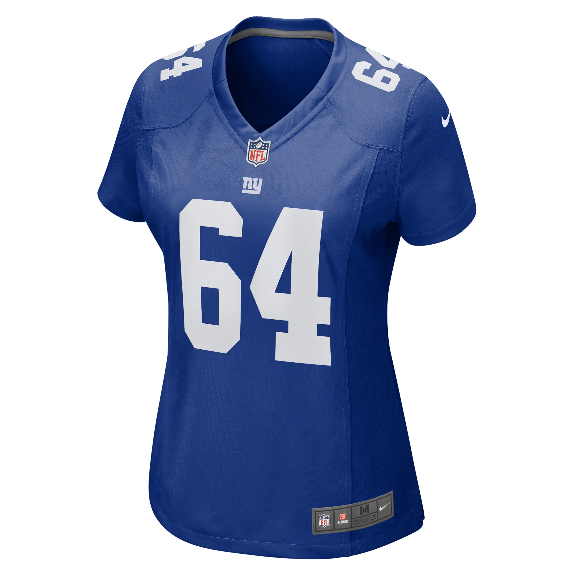 New York Giants Aaron Stinnie Royal Game NFL Jersey Women's