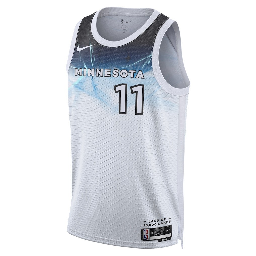 Naz Reid 11 Minnesota Timberwolves Unisex 2024/25 Swingman Player City Editio White NBA Jersey Unisex