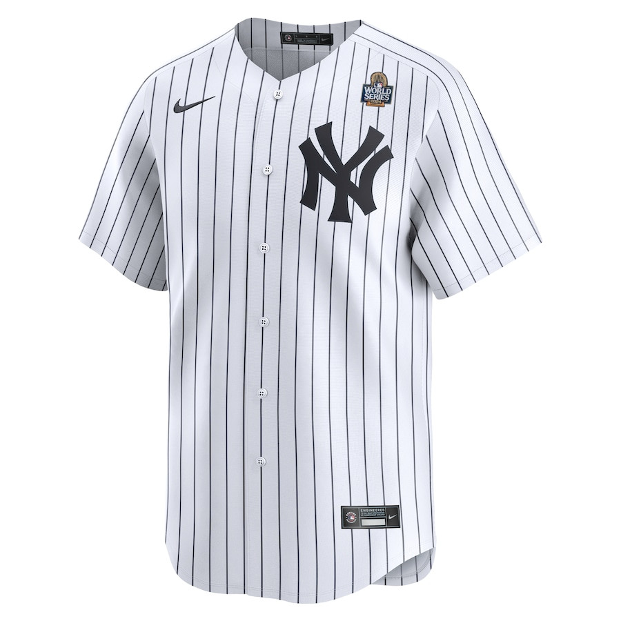 Anthony Volpe 11 New York Yankees 2024 World Series Home Limited White MLB Jersey Men's