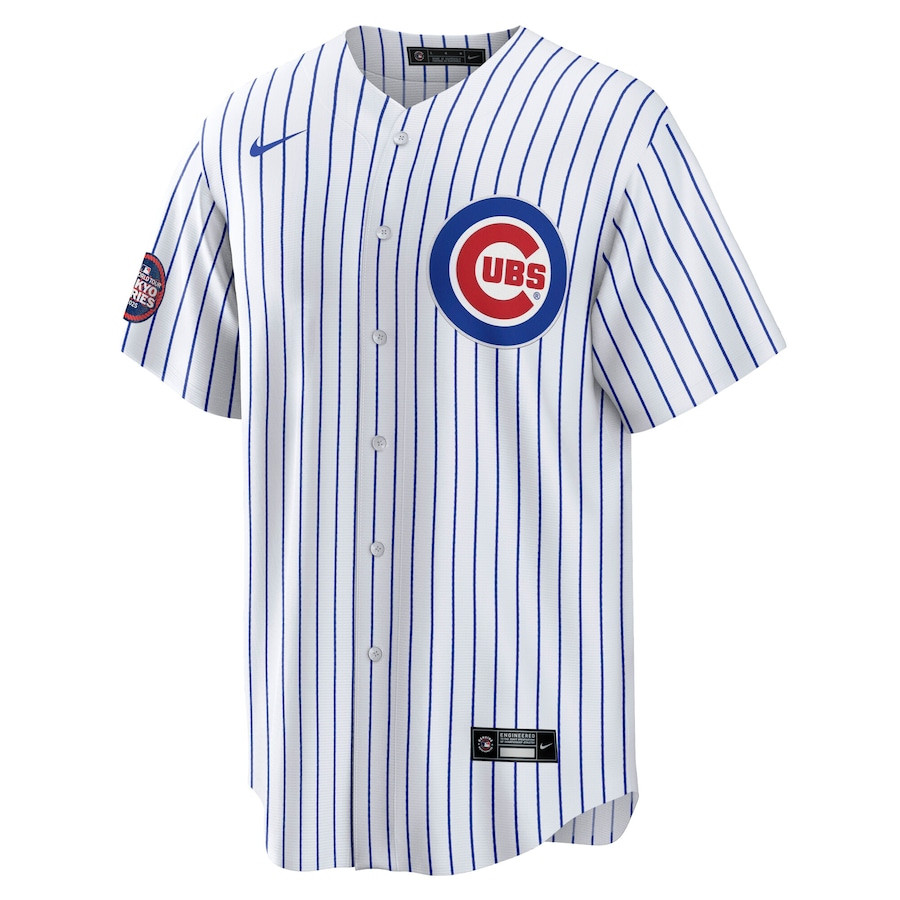 Ian Happ 8 Chicago Cubs 2025 World Tour: Tokyo Series Home Player White MLB Jersey Men's